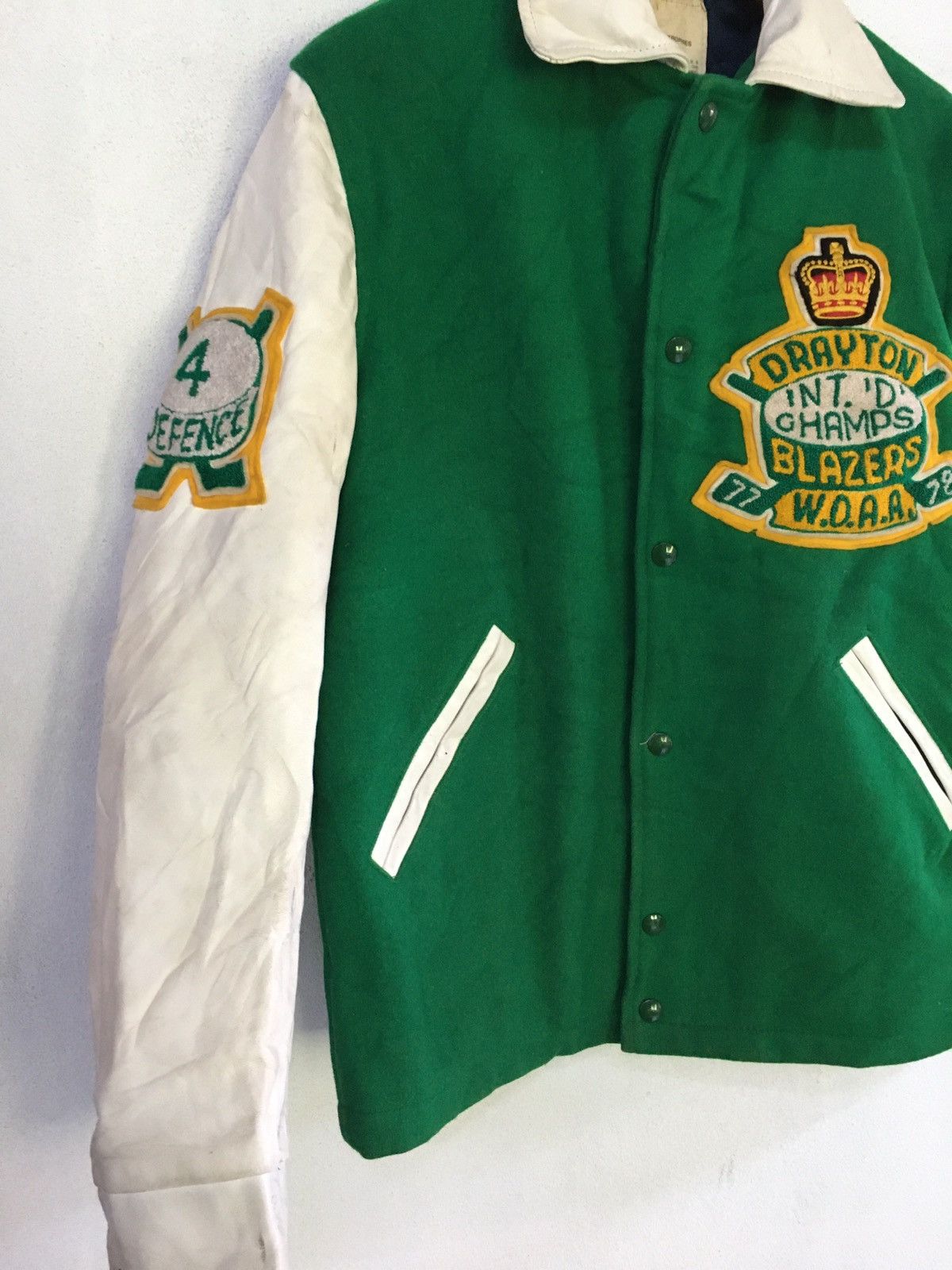 Other Team Sports &Trophies Varsity Jacket Leather Sleeve Size US L / EU 52-54 / 3 - 5 Thumbnail