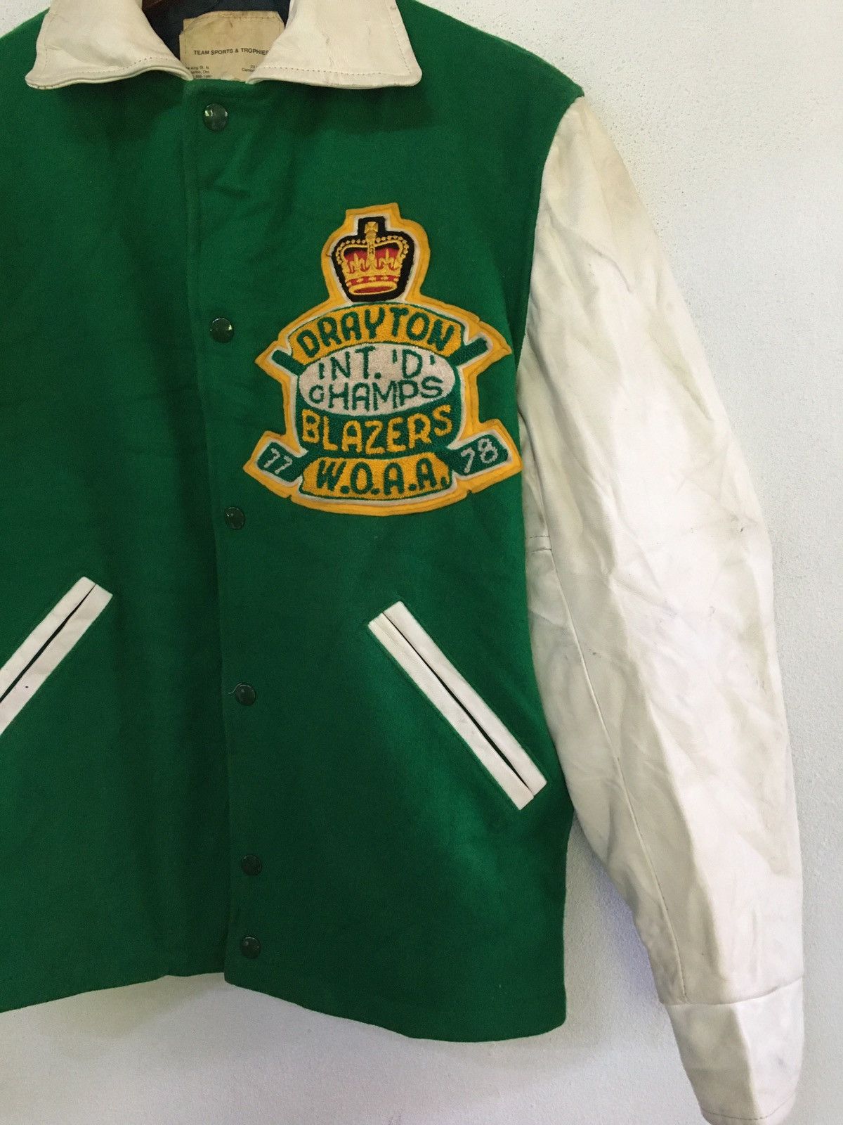 Other Team Sports &Trophies Varsity Jacket Leather Sleeve Size US L / EU 52-54 / 3 - 4 Thumbnail
