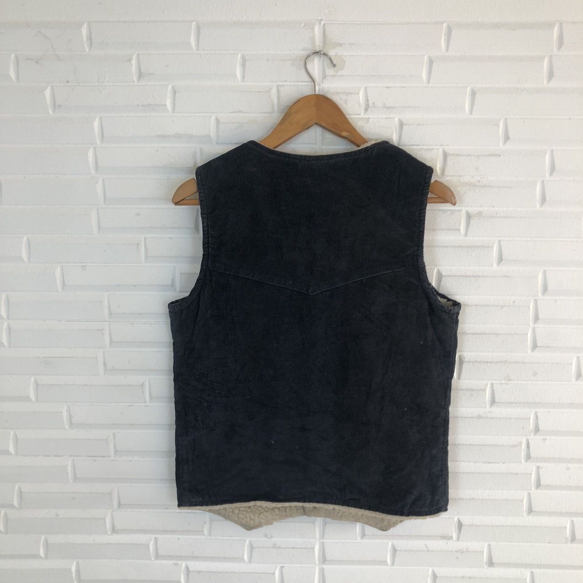 Wrangler VINTAGE WRANGLER MINK FUR FLEECE VEST MULTI POCKET Size US M / EU 48-50 / 2 - 6 Thumbnail