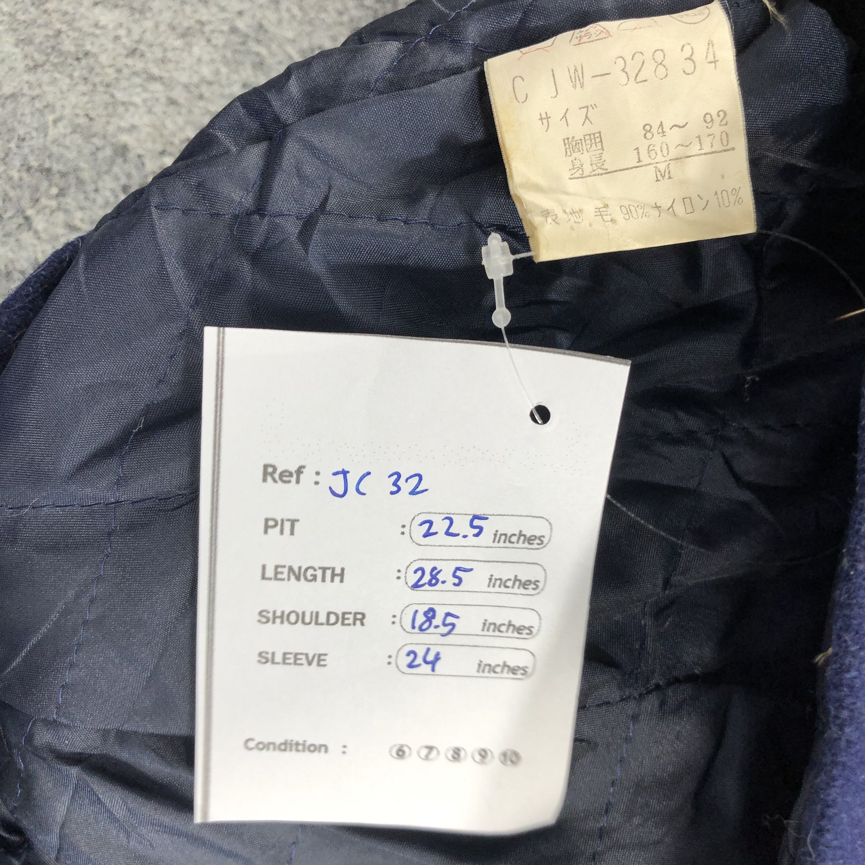 Japanese Brand Vintage 80s UAG College Wool Varsity Jacket JC32 Size US M / EU 48-50 / 2 - 14 Thumbnail