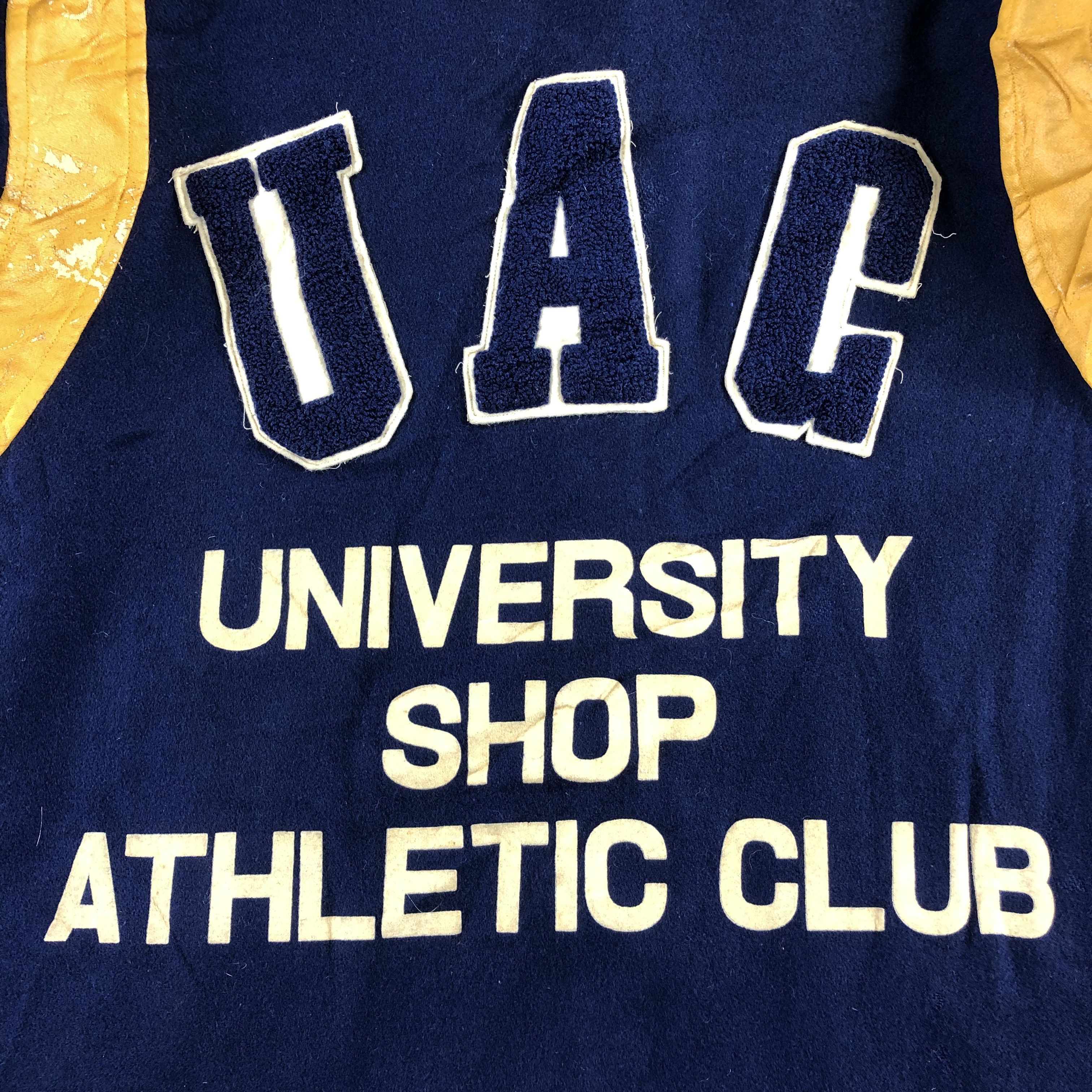 Japanese Brand Vintage 80s UAG College Wool Varsity Jacket JC32 Size US M / EU 48-50 / 2 - 4 Thumbnail