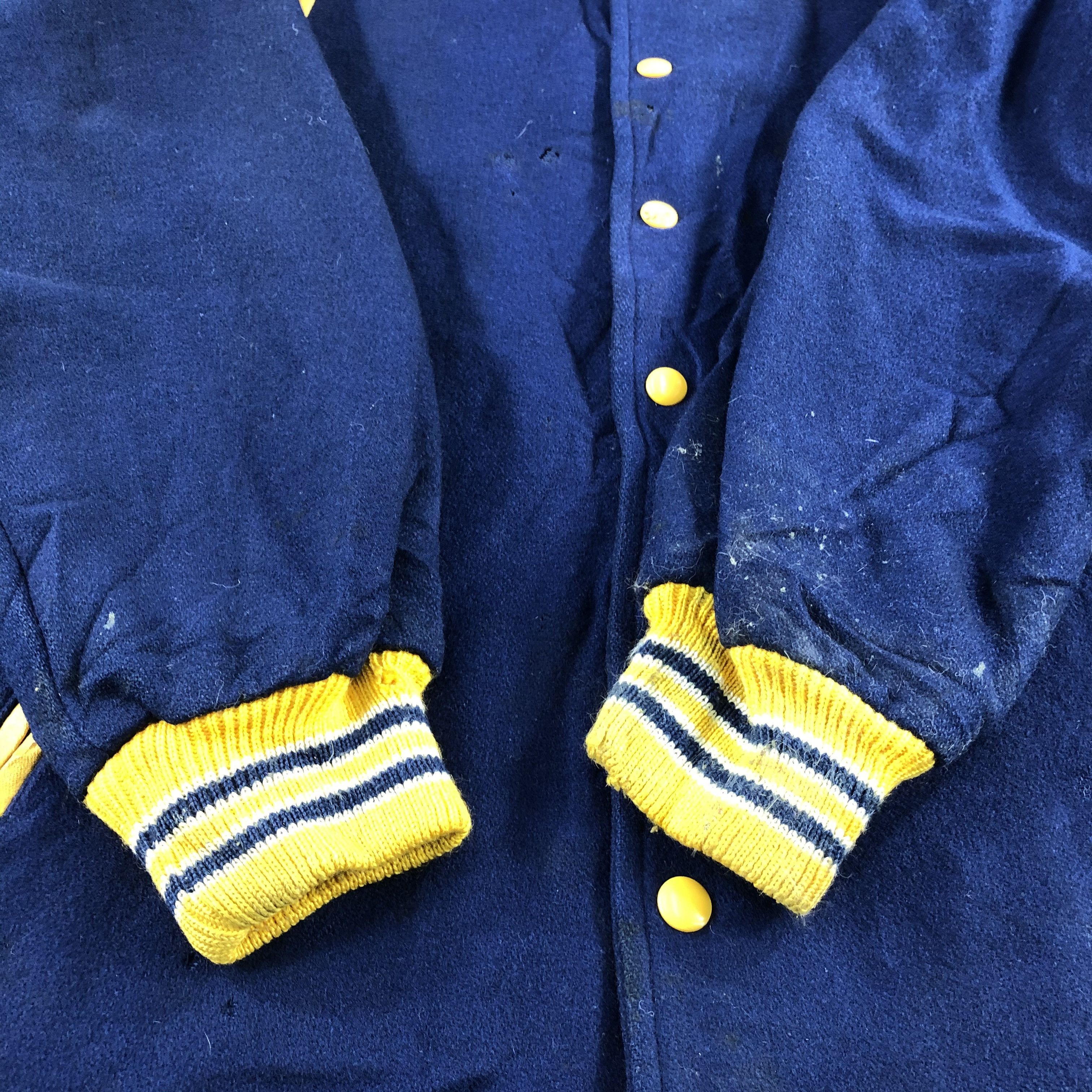 Japanese Brand Vintage 80s UAG College Wool Varsity Jacket JC32 Size US M / EU 48-50 / 2 - 8 Thumbnail