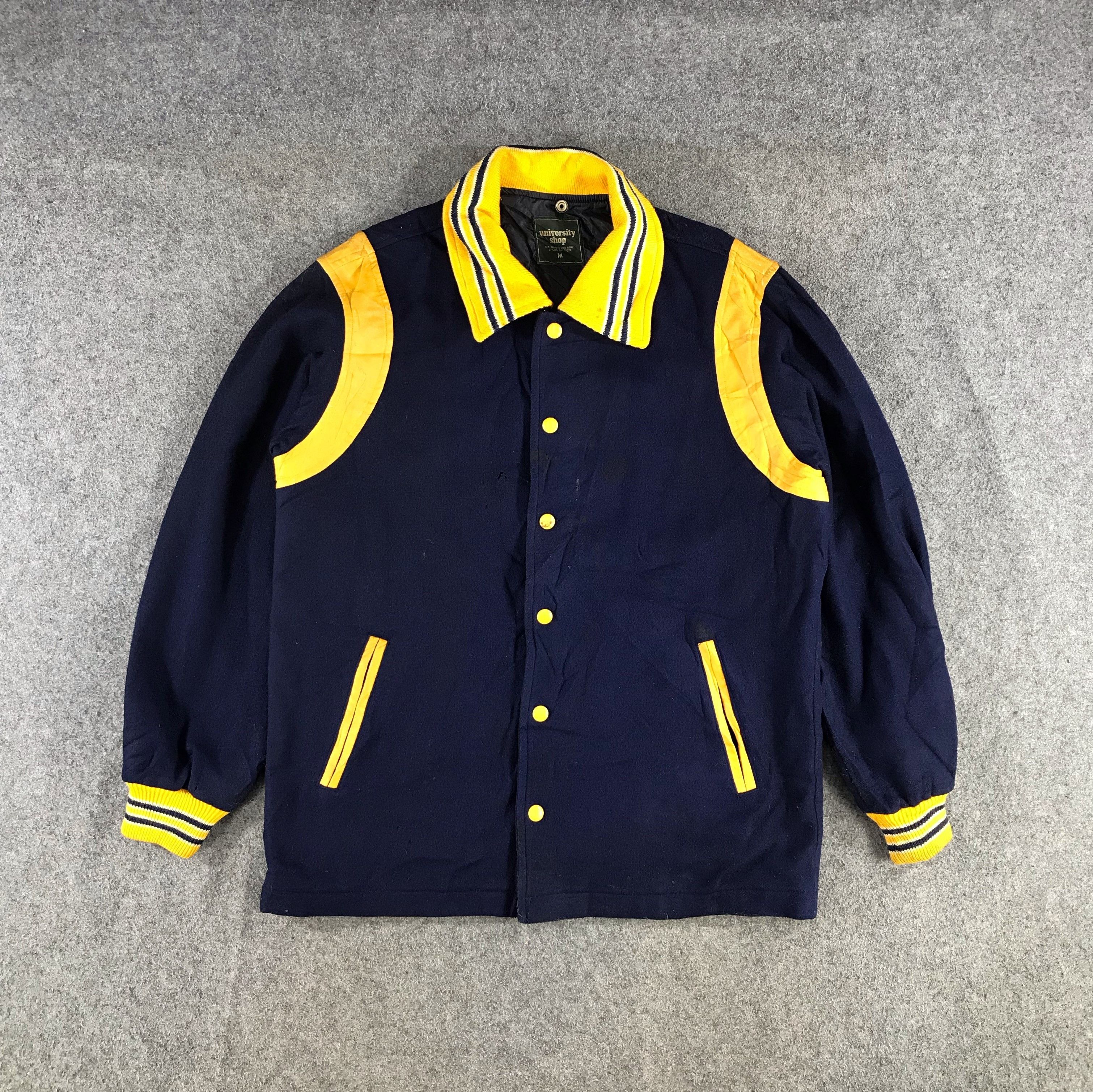 Japanese Brand Vintage 80s UAG College Wool Varsity Jacket JC32 Size US M / EU 48-50 / 2 - 1 Thumbnail