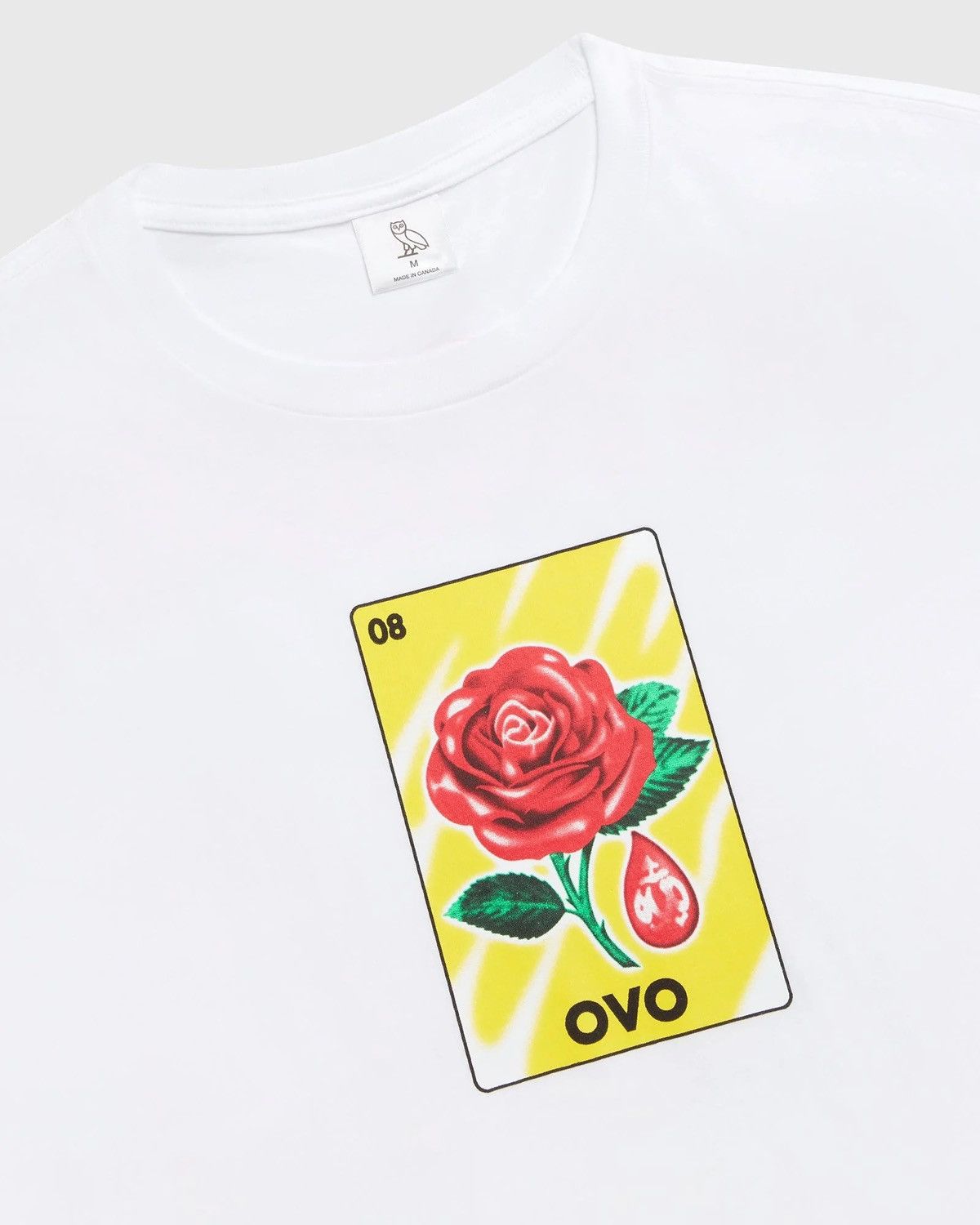 October's Very Own *RARE* OVO T-SHIRT CLB ROSE TEE WHITE BRAND NEW with tags Size US XXL / EU 58 / 5 - 6 Thumbnail