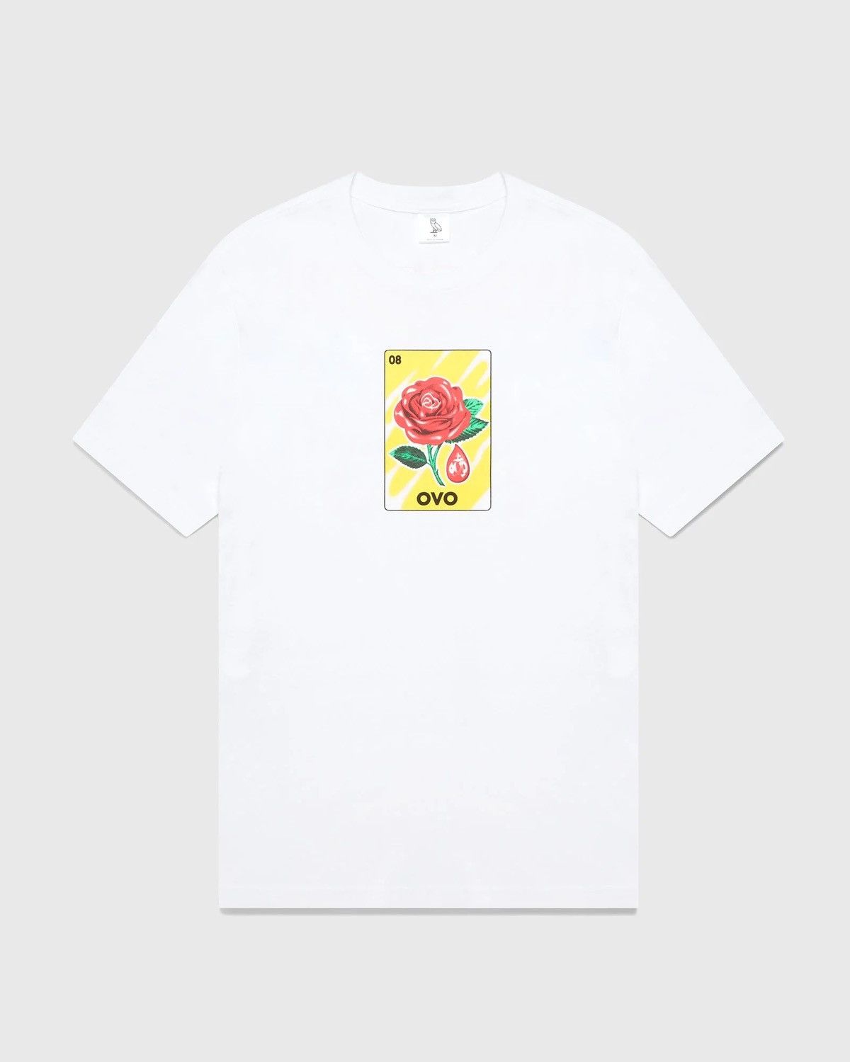 October's Very Own *RARE* OVO T-SHIRT CLB ROSE TEE WHITE BRAND NEW with tags Size US XXL / EU 58 / 5 - 4 Thumbnail