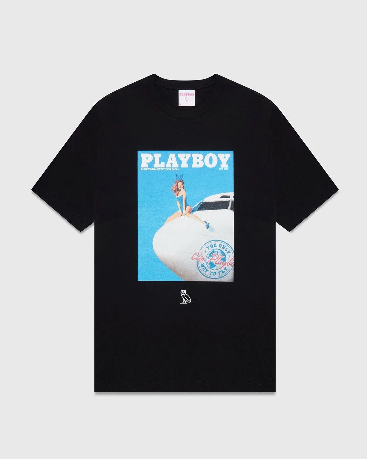Drake × October's Very Own × Playboy RARE OVO T-SHIRT x PLAYBOY AIR T-SHIRT TEE BRAND NEW BLACK Size US L / EU 52-54 / 3 - 3 Thumbnail