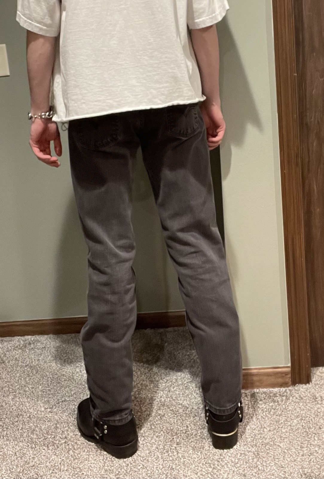 Levi's × Vintage Faded Black Vintage Levis 514 30 x 32 Size US 30 / EU 46 - 2 Thumbnail