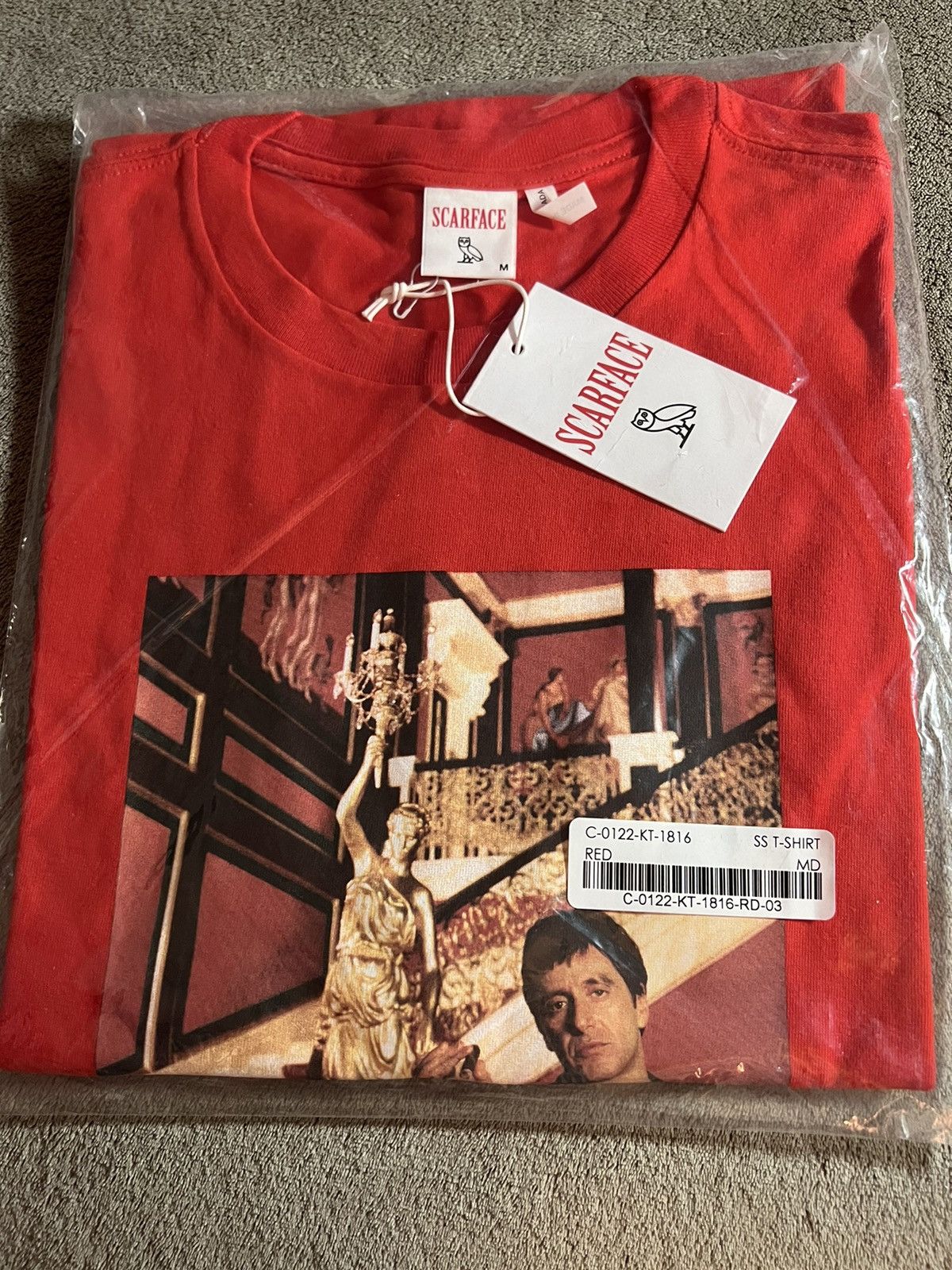 Drake × October's Very Own *RARE* OVO x SCARFACE TONY MONTANA T-SHIRT TEE BRAND NEW Size US M / EU 48-50 / 2 - 1 Thumbnail