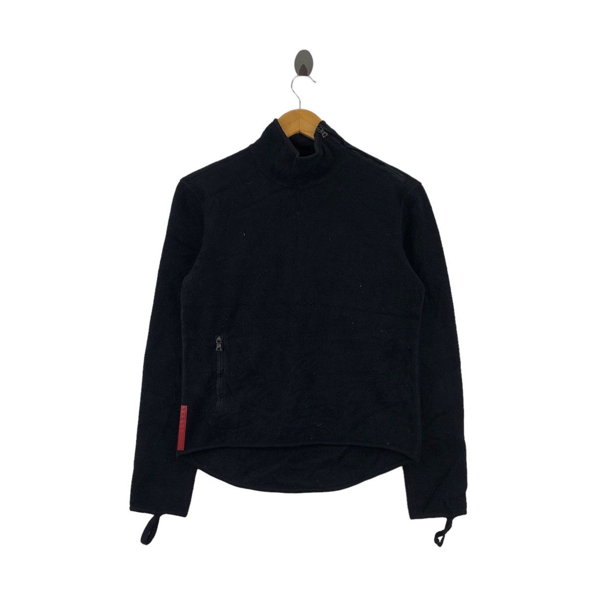 Prada Vintage PRADA SPORT Technical Fleece Mock Neck Made In Italy Size US S / EU 44-46 / 1 - 1 Thumbnail