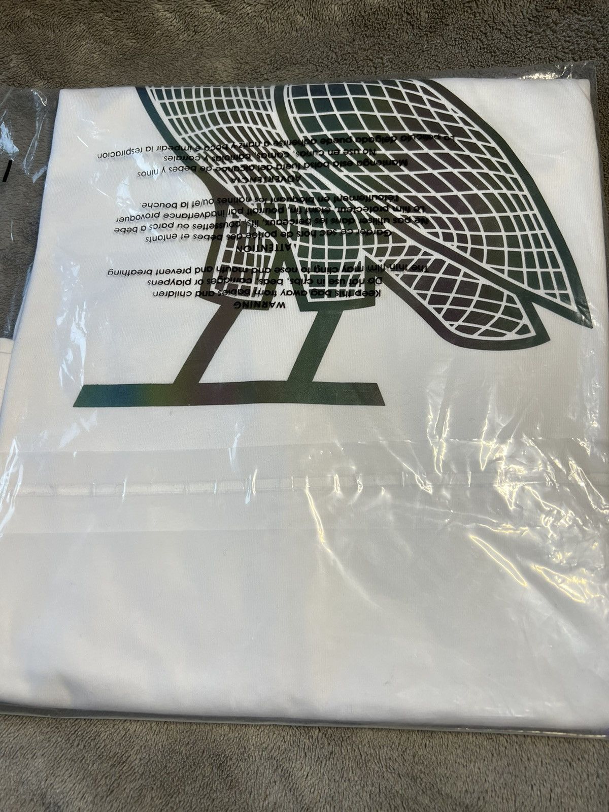 October's Very Own *RARE* OVO IRIDESCENT GRID OWL T-SHIRT TEE BRAND NEW Size US M / EU 48-50 / 2 - 2 Thumbnail