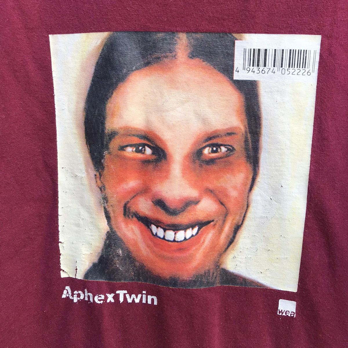 Band Tees Vintage rare 90s APHEX TWIN tee dj techno Size US M / EU 48-50 / 2 - 3 Thumbnail