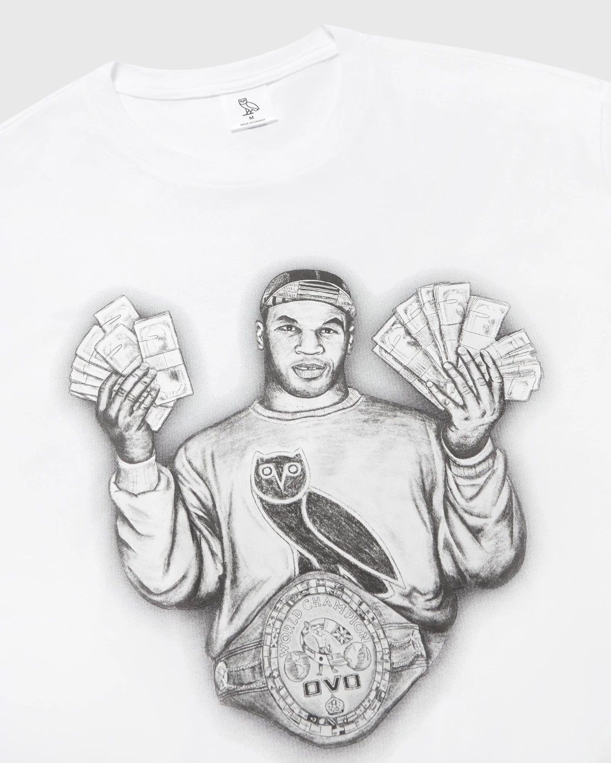 Drake *SIZE 3XL* OVO x MIKE TYSON MONEY MIKE T-SHIRT new with tags Size US XXL / EU 58 / 5 - 6 Thumbnail