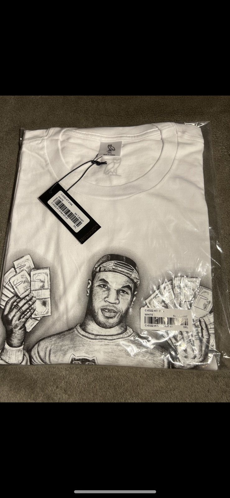 Drake *SIZE 3XL* OVO x MIKE TYSON MONEY MIKE T-SHIRT new with tags Size US XXL / EU 58 / 5 - 1 Thumbnail