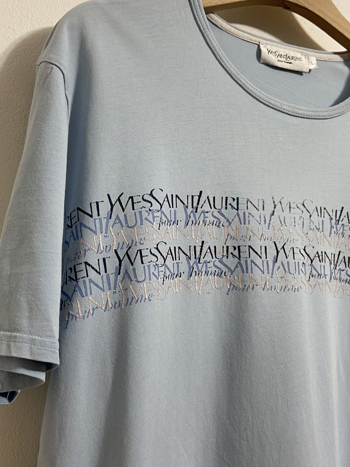 Yves Saint Laurent Yves Saint Laurent Men’s Shirt Big Logo Size US L / EU 52-54 / 3 - 7 Thumbnail