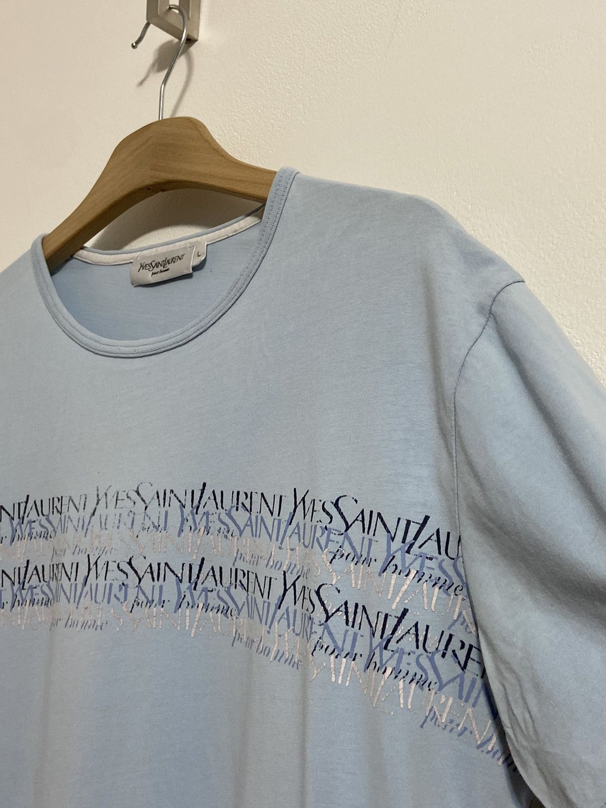 Yves Saint Laurent Yves Saint Laurent Men’s Shirt Big Logo Size US L / EU 52-54 / 3 - 11 Thumbnail