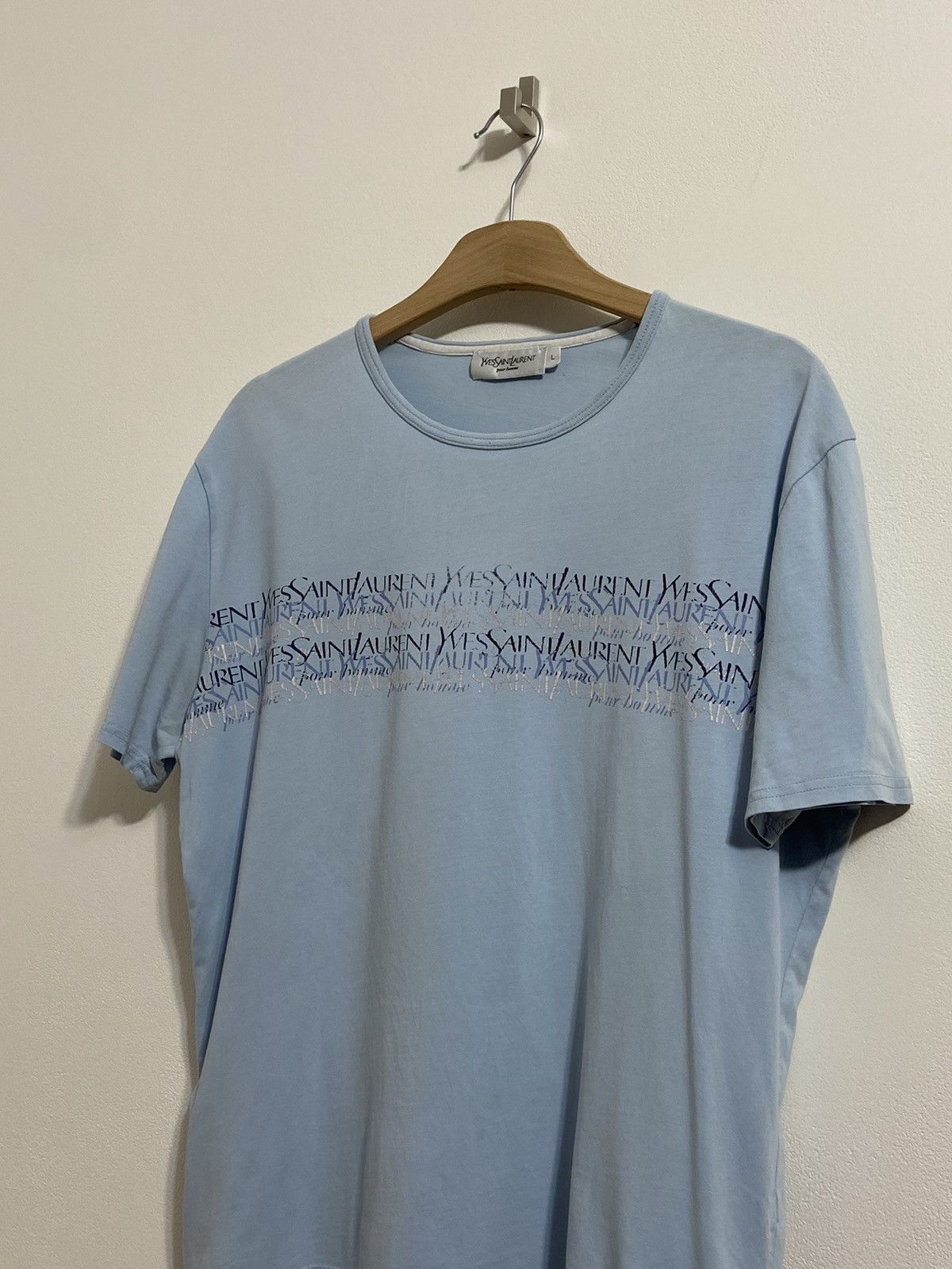 Yves Saint Laurent Yves Saint Laurent Men’s Shirt Big Logo Size US L / EU 52-54 / 3 - 12 Thumbnail