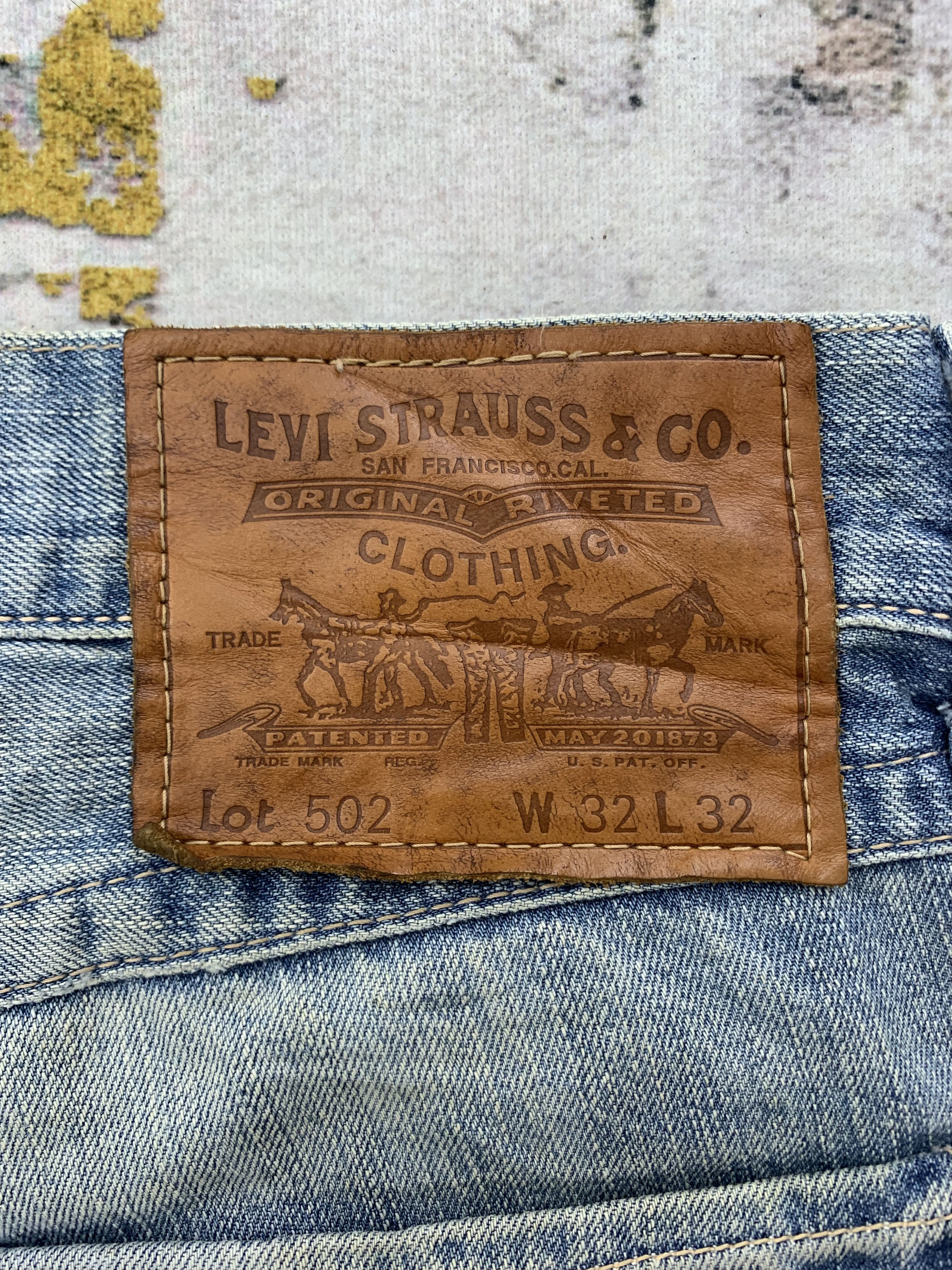Levi's Vintage Levi's 502 Denim 34x33 Distressed Faded Size US 34 / EU 50 - 6 Thumbnail