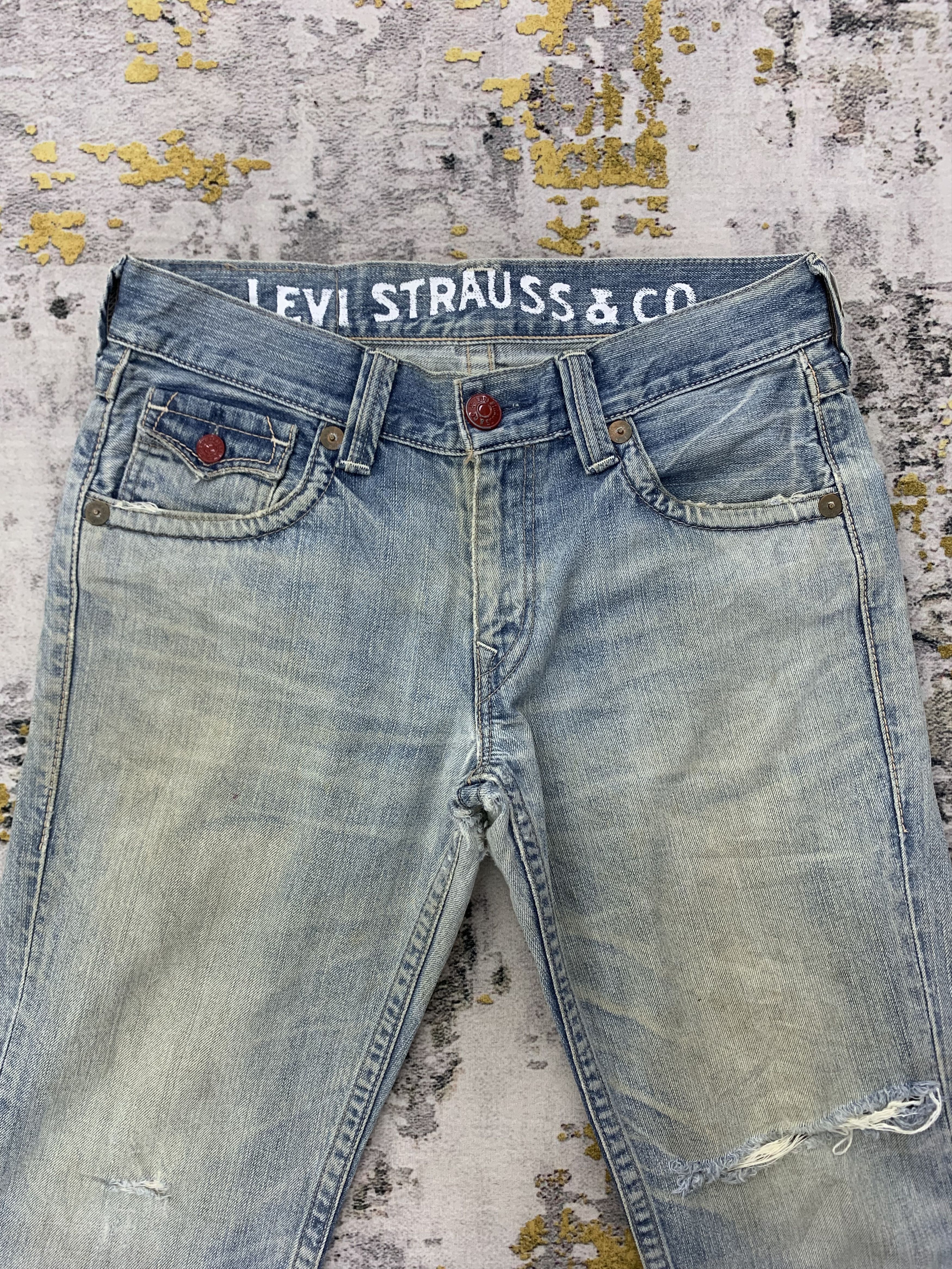 Levi's Vintage Levi's 502 Denim 34x33 Distressed Faded Size US 34 / EU 50 - 2 Thumbnail