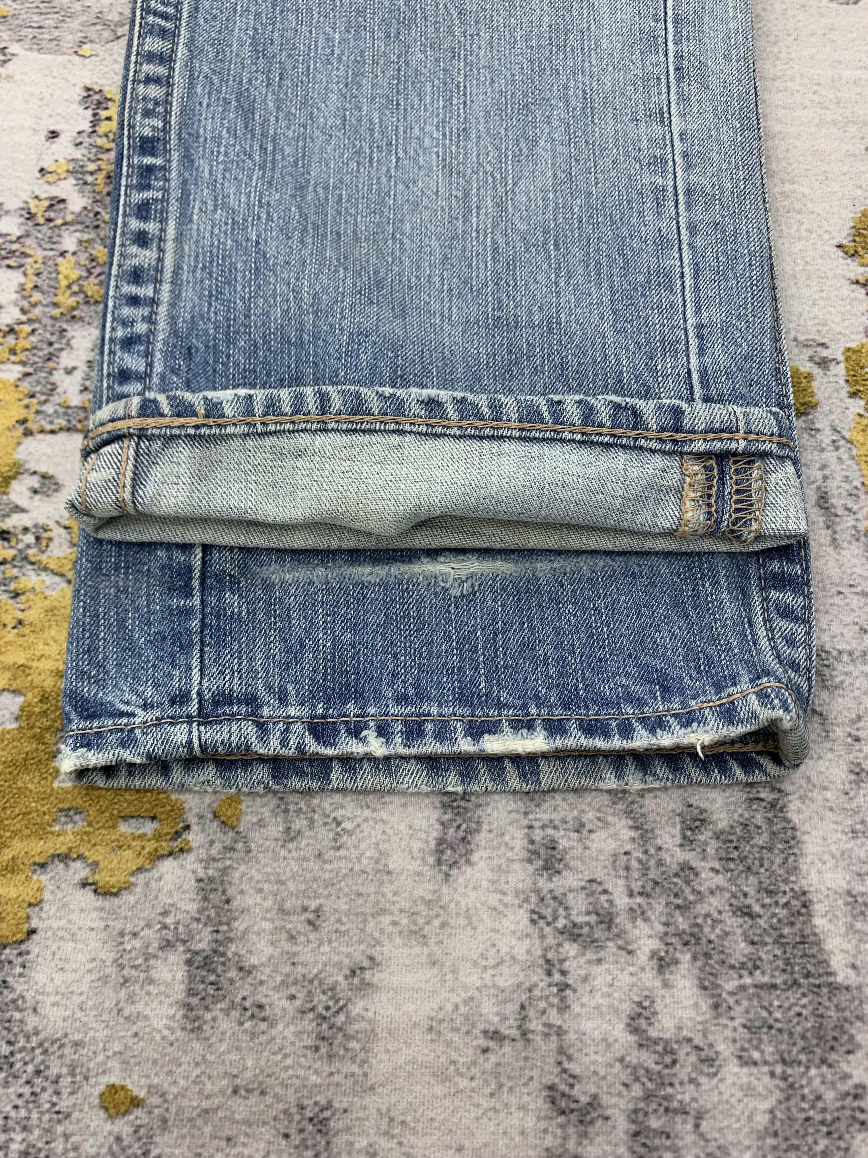 Levi's Vintage Levi's 502 Denim 34x33 Distressed Faded Size US 34 / EU 50 - 11 Thumbnail