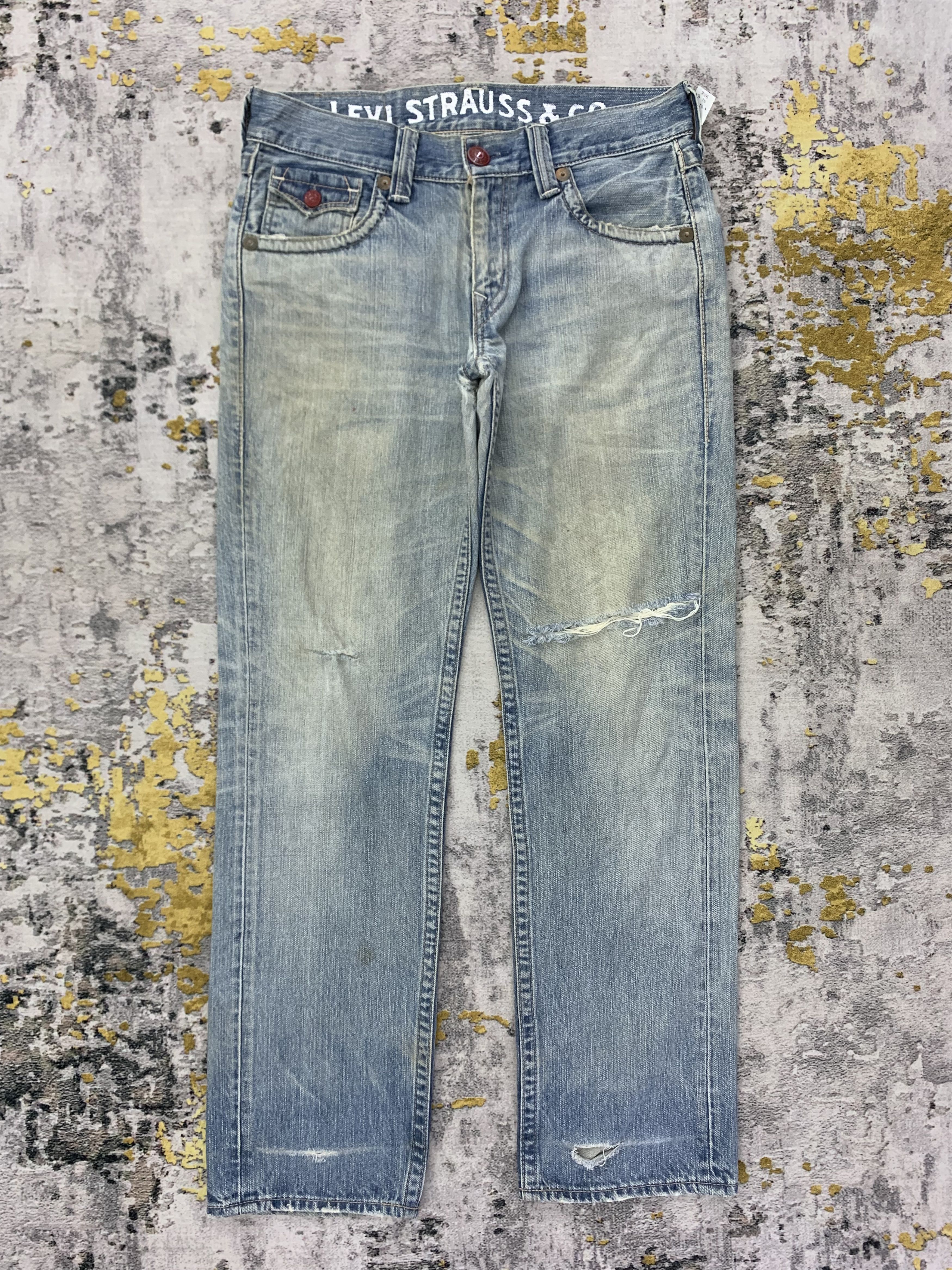 Levi's Vintage Levi's 502 Denim 34x33 Distressed Faded Size US 34 / EU 50 - 1 Thumbnail