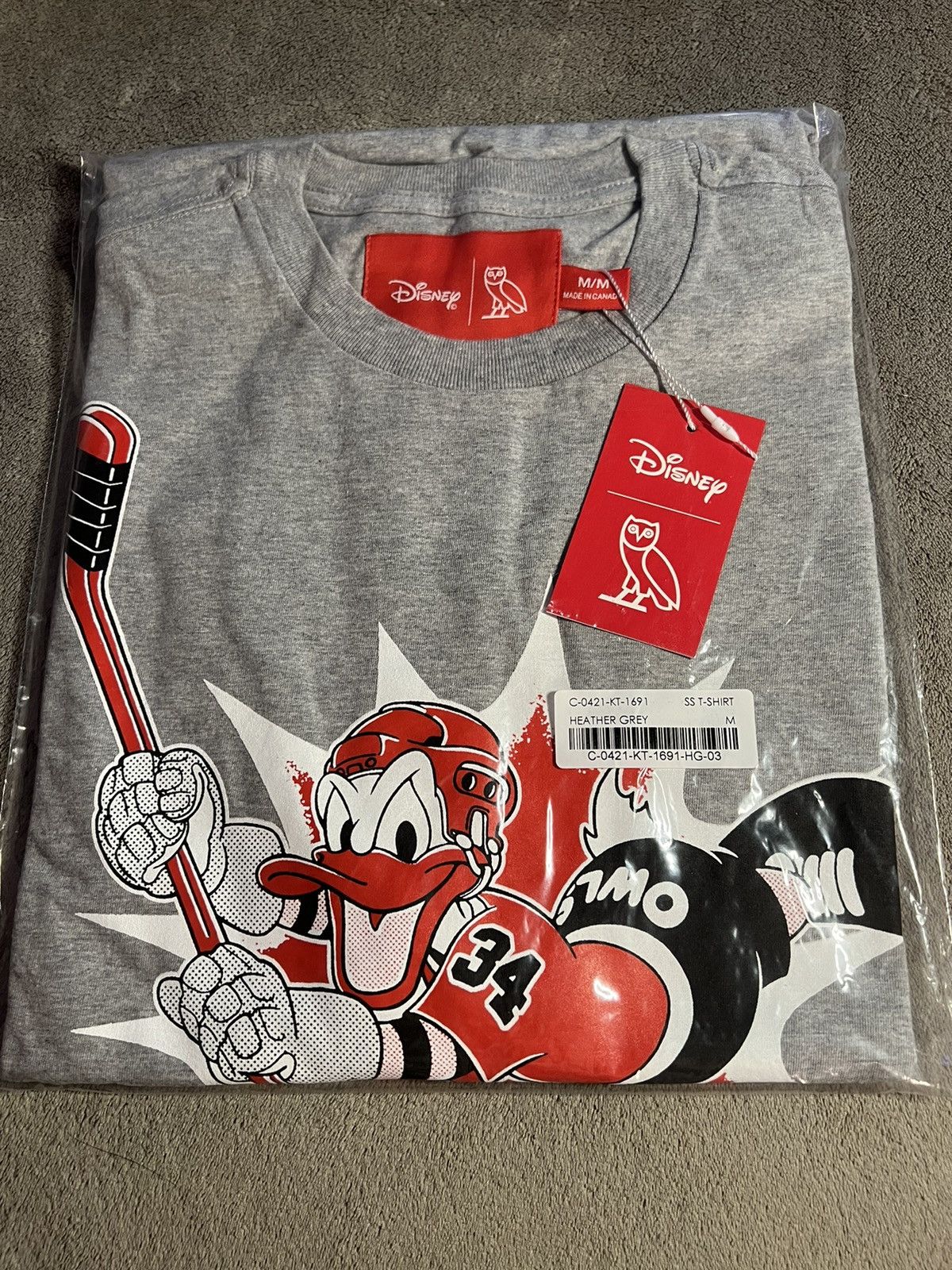 Disney × October's Very Own *RARE* OVO x DISNEY DONALD DUCK OWLS T-SHIRT TEE BRAND NEW Size US M / EU 48-50 / 2 - 1 Thumbnail