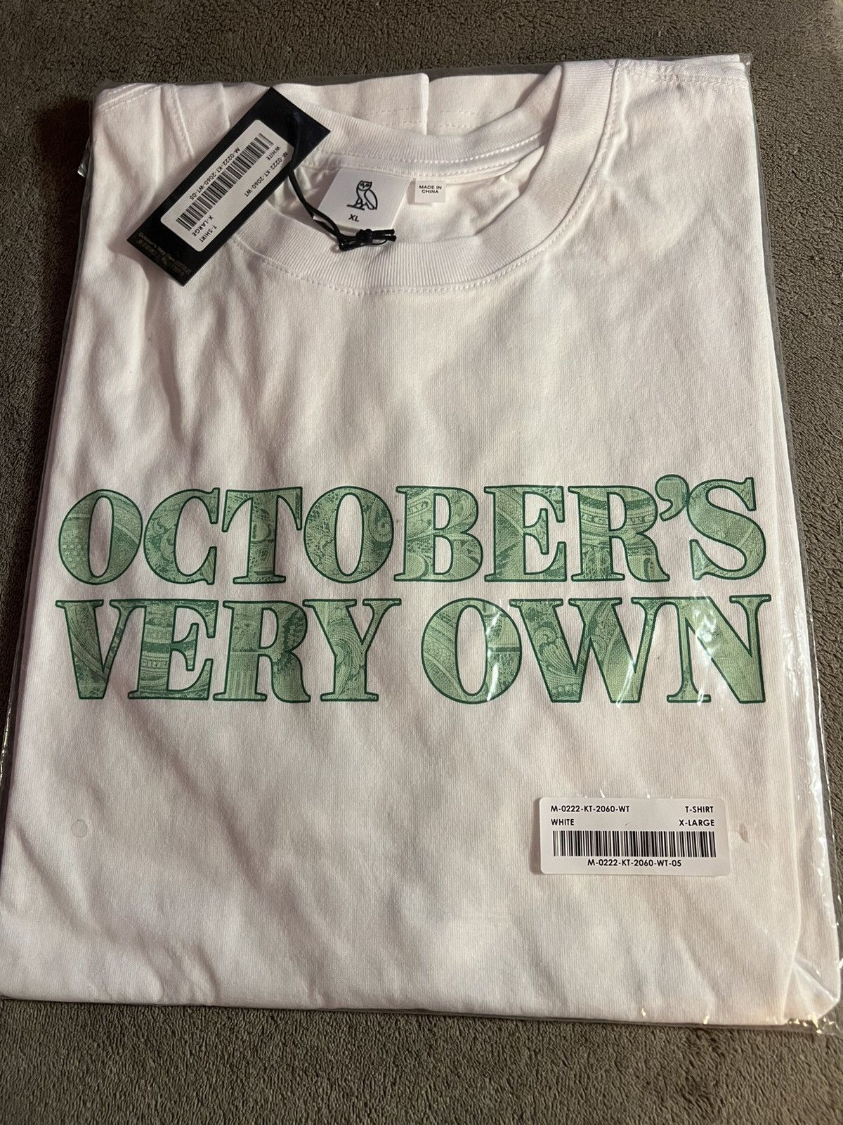 *RARE* OVO T-SHIRT BANKNOTE MONEY OWL TEE (BRAND NEW)
