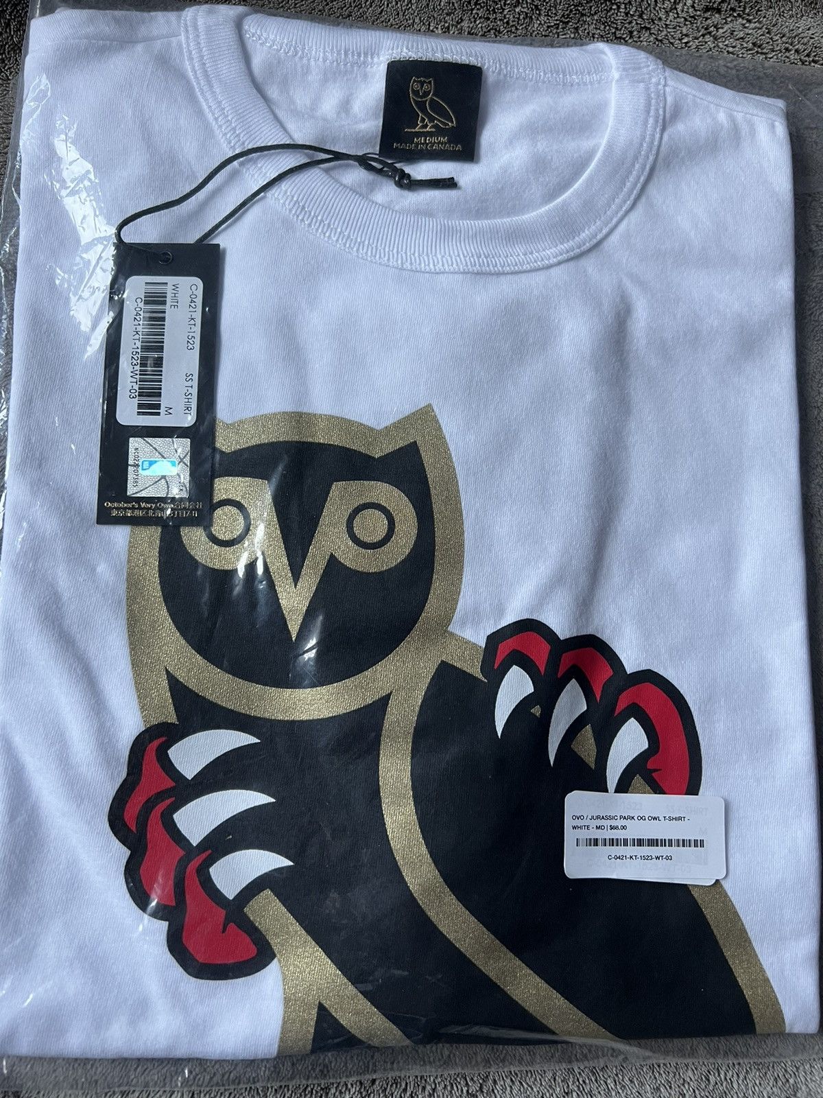 October’s Very Own X Toronto Raptors X Jurassic Park Og Owl Hoodie