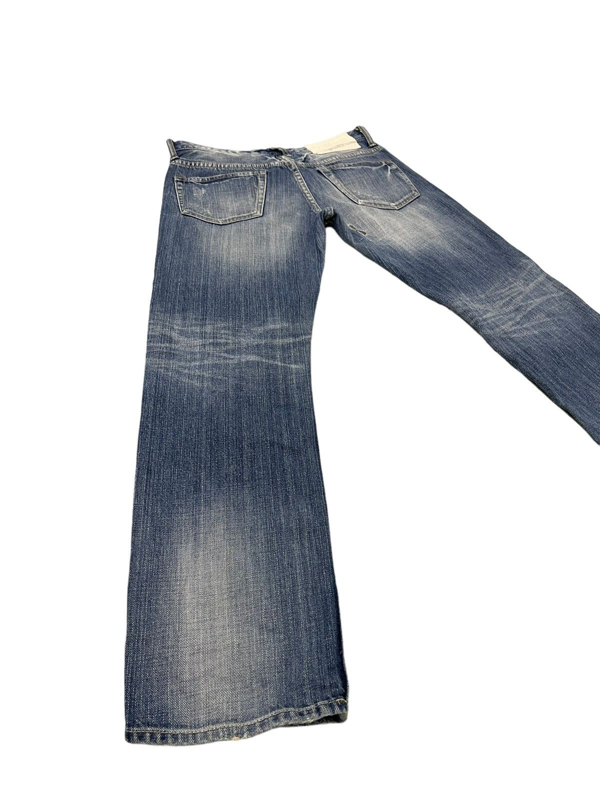 Japanese Brand Slim Jeans Cepo Japan Patchwork Boro Denim Distress 13🟦 Size US 31 - 13 Thumbnail