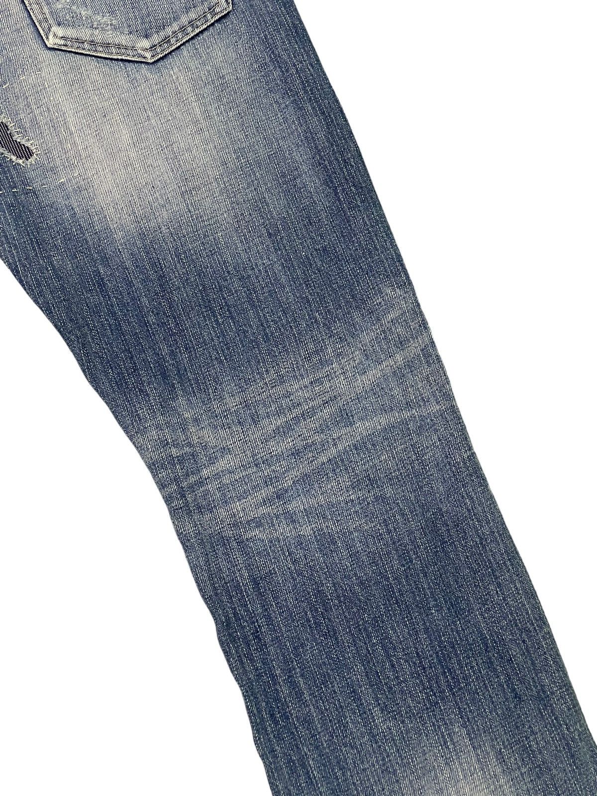 Japanese Brand Slim Jeans Cepo Japan Patchwork Boro Denim Distress 13🟦 Size US 31 - 18 Thumbnail
