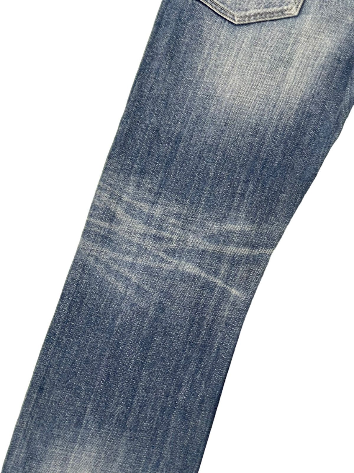 Japanese Brand Slim Jeans Cepo Japan Patchwork Boro Denim Distress 13🟦 Size US 31 - 17 Thumbnail