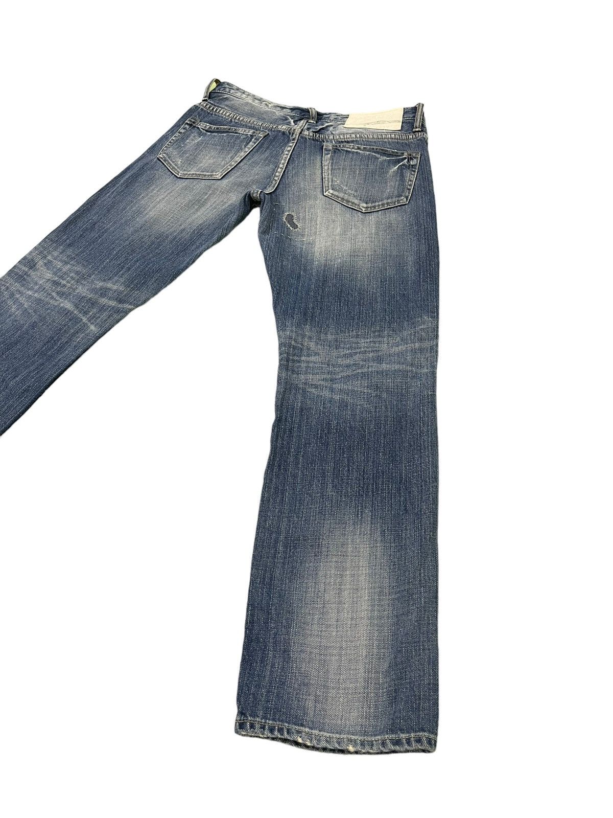 Japanese Brand Slim Jeans Cepo Japan Patchwork Boro Denim Distress 13🟦 Size US 31 - 14 Thumbnail