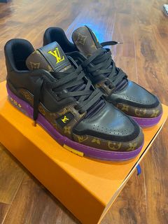 Louis Vuitton Trainer Sneaker Boot 508 Purple Virgil Abloh Size LV