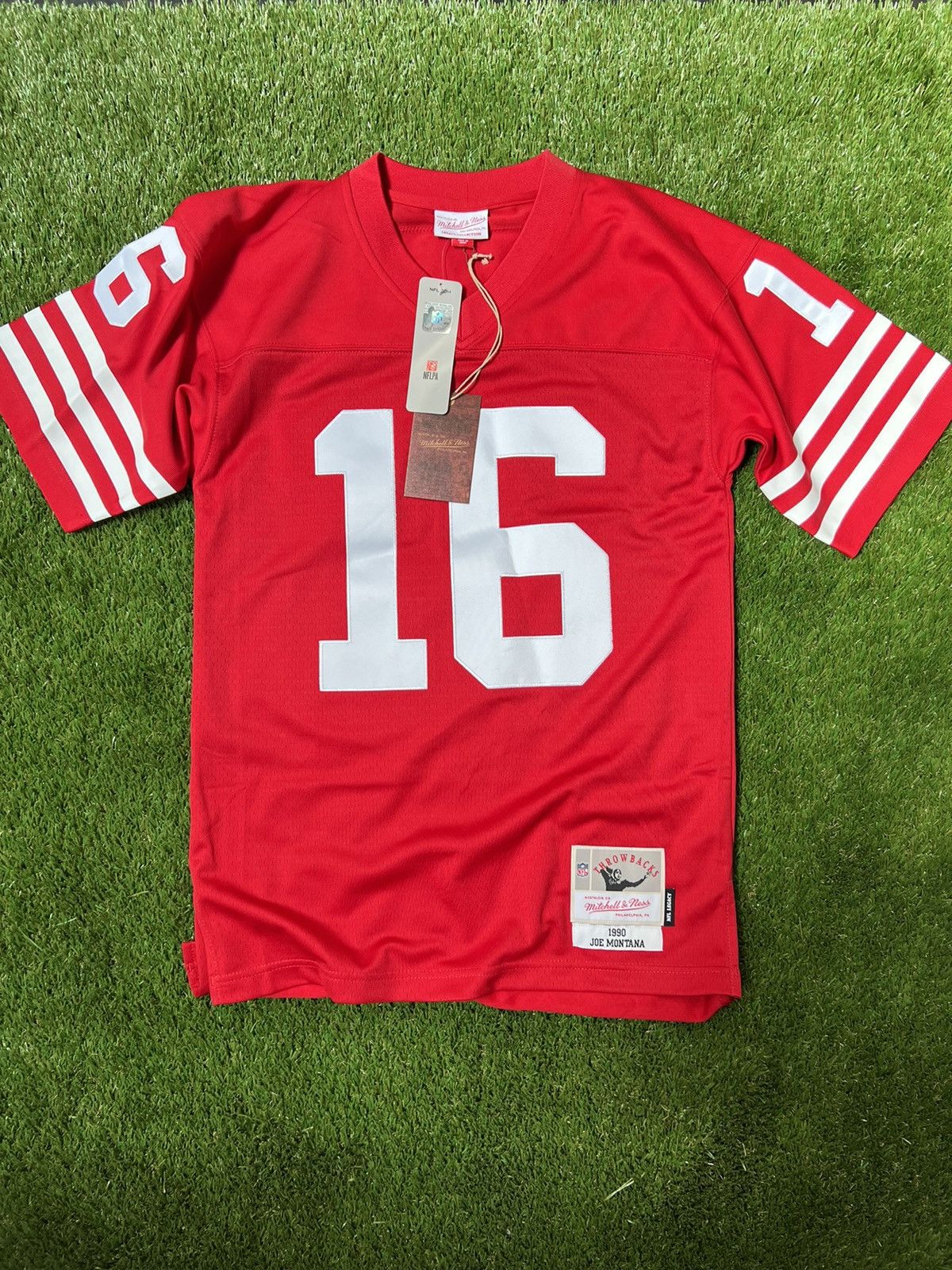 Mitchell & Ness San Francisco 49ers #42 RONNIE LOTT Sz 54 Super Bowl  XXIV Jersey