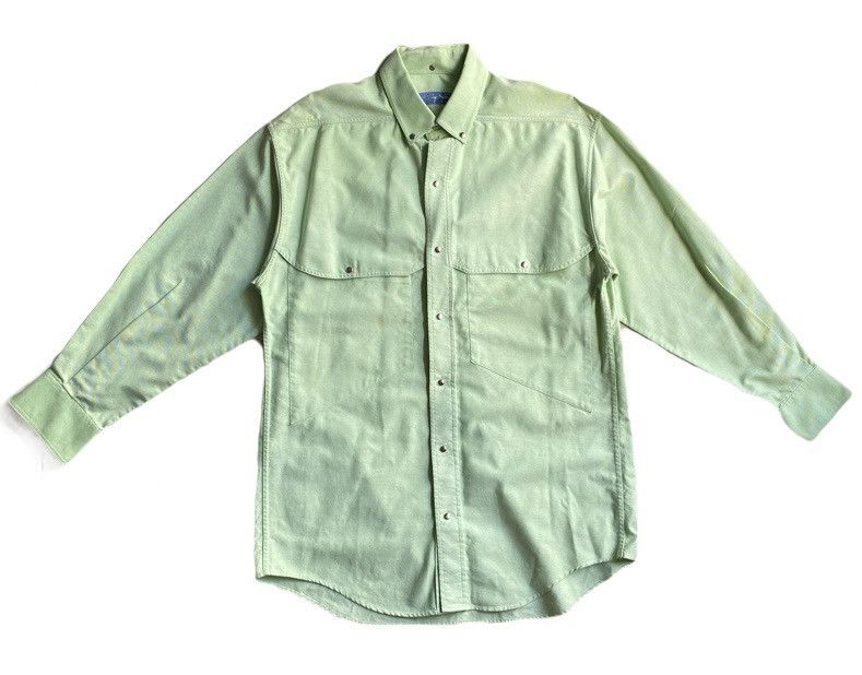 Mugler × Thierry Mugler × Vintage Vintage Mugler Rivet Snap Buttons Shirt Made In France Size US S / EU 44-46 / 1 - 1 Thumbnail