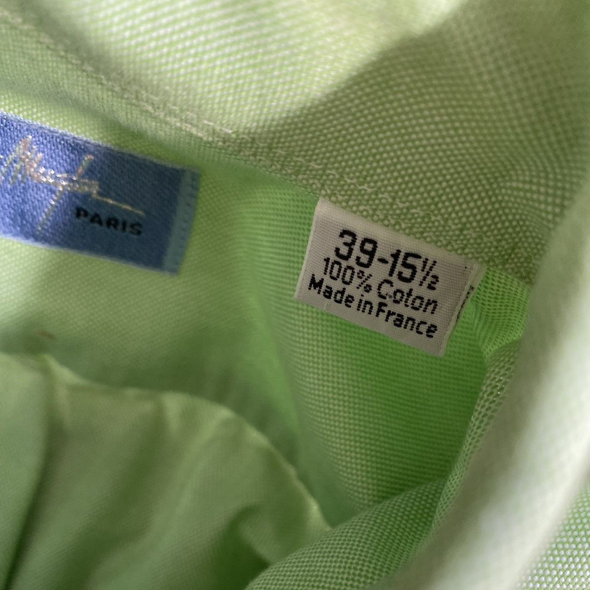 Mugler × Thierry Mugler × Vintage Vintage Mugler Rivet Snap Buttons Shirt Made In France Size US S / EU 44-46 / 1 - 4 Thumbnail