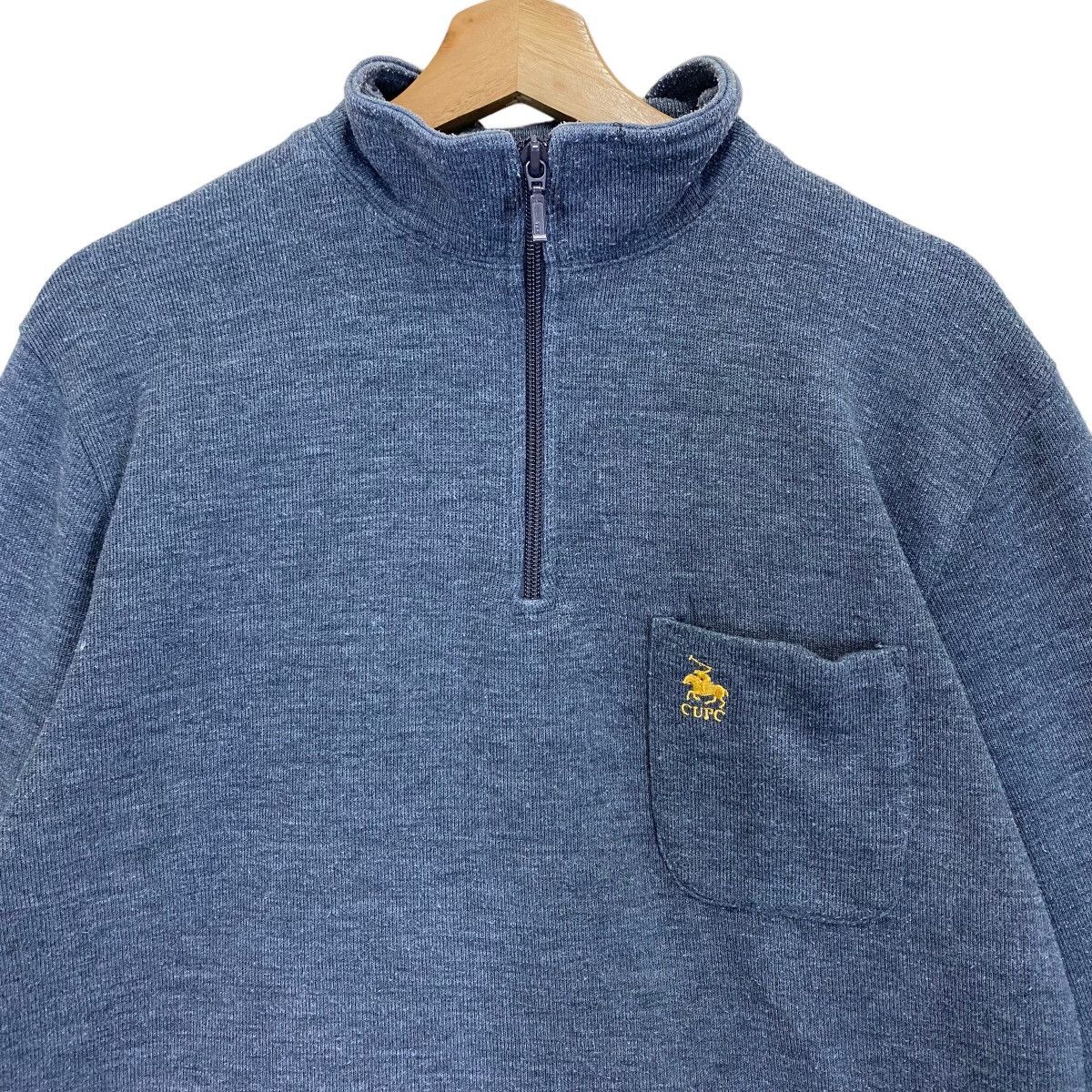 Vintage Cambridge University Polo Club Small Logo Zipper Sweater Size US M / EU 48-50 / 2 - 4 Thumbnail