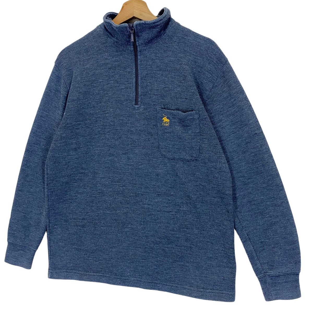 Vintage Cambridge University Polo Club Small Logo Zipper Sweater Size US M / EU 48-50 / 2 - 3 Thumbnail