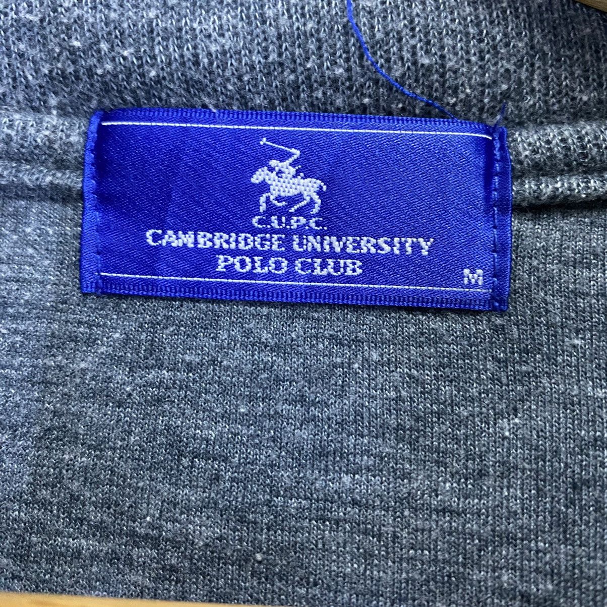 Vintage Cambridge University Polo Club Small Logo Zipper Sweater Size US M / EU 48-50 / 2 - 9 Thumbnail
