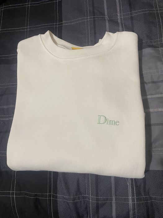 Dime Dime Classic small logo crewneck | Grailed