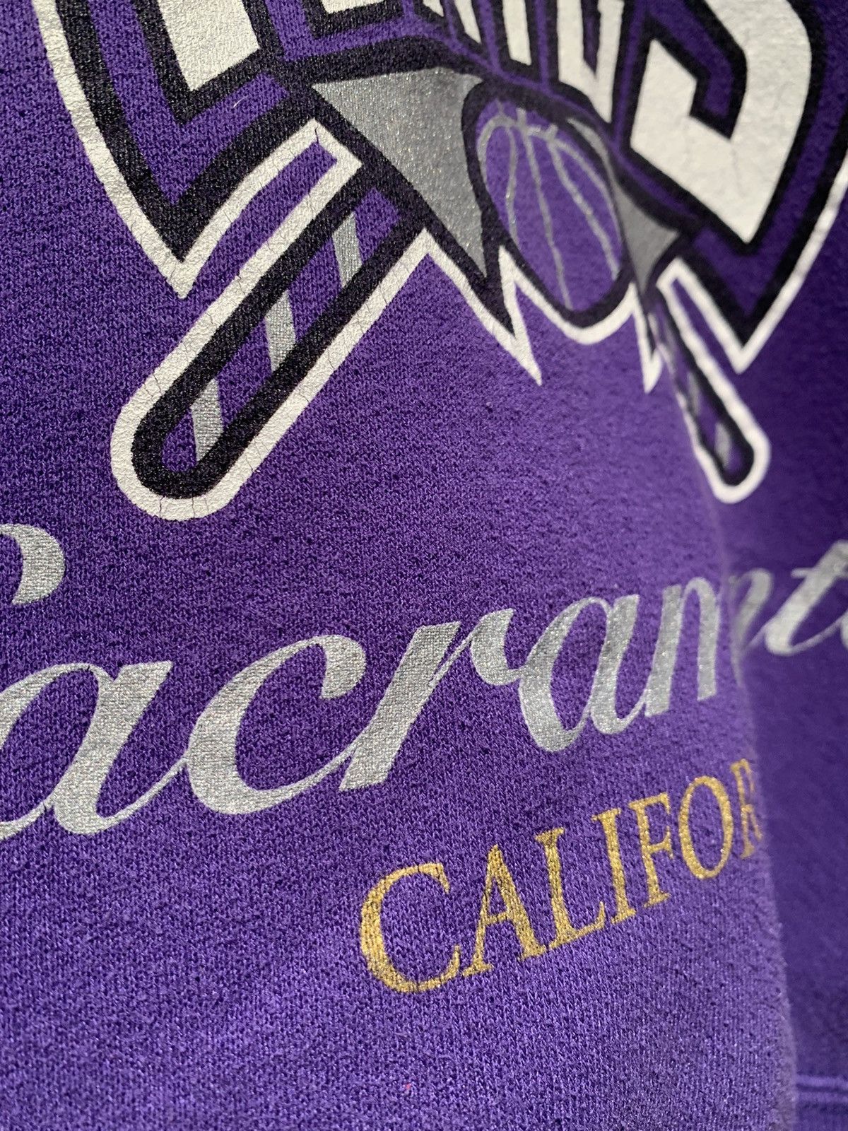 Lee × Nutmeg × Vintage *RARE* Vintage Sacramento Kings Nutmeg Lee Sport Sweatshirt Size US L / EU 52-54 / 3 - 5 Thumbnail