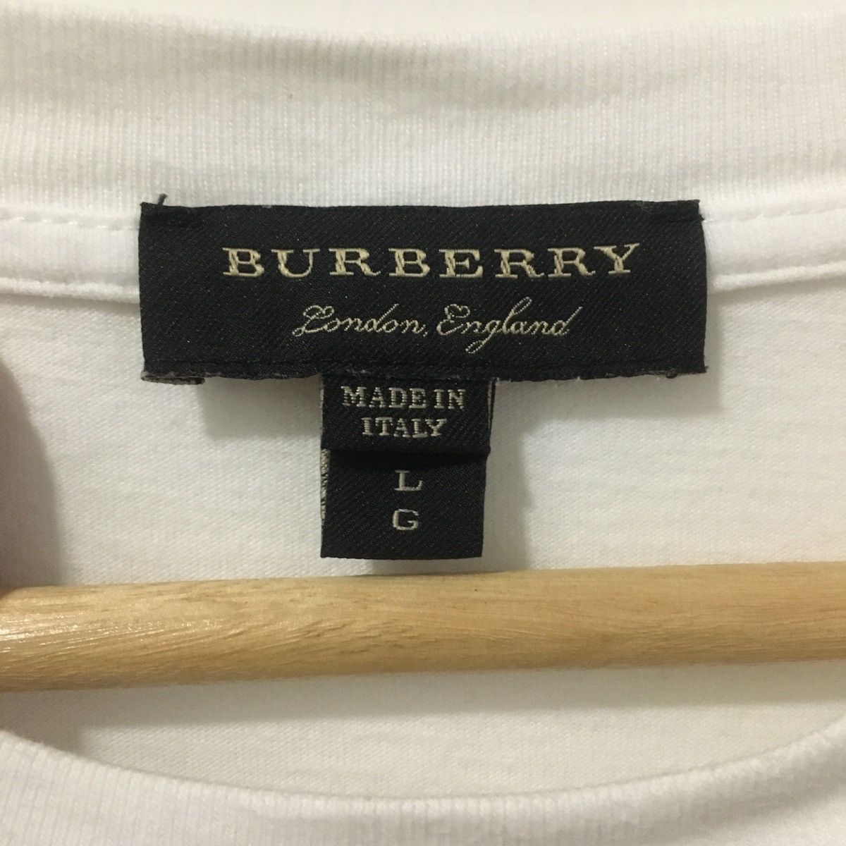 Burberry × Vintage Burberry Embroidery Logo Made In Italy x Vintage Size US L / EU 52-54 / 3 - 5 Thumbnail