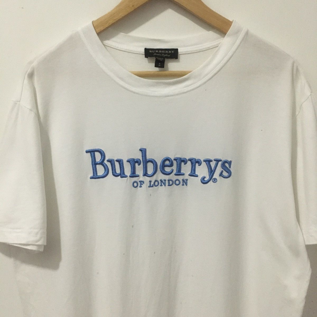 Burberry × Vintage Burberry Embroidery Logo Made In Italy x Vintage Size US L / EU 52-54 / 3 - 2 Thumbnail