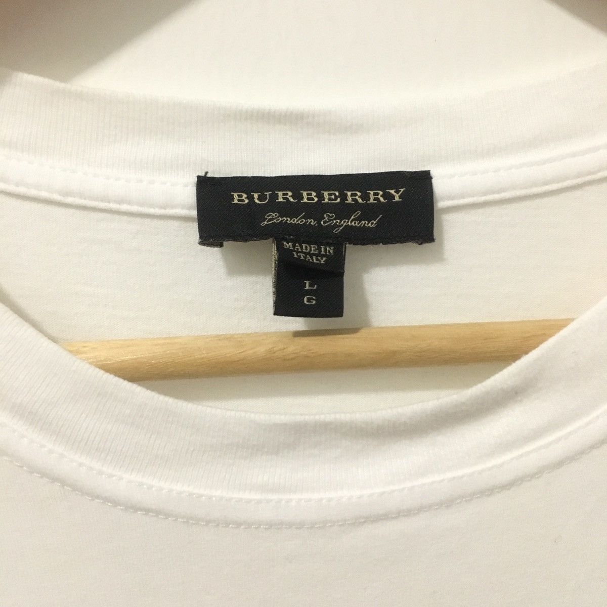 Burberry × Vintage Burberry Embroidery Logo Made In Italy x Vintage Size US L / EU 52-54 / 3 - 4 Thumbnail