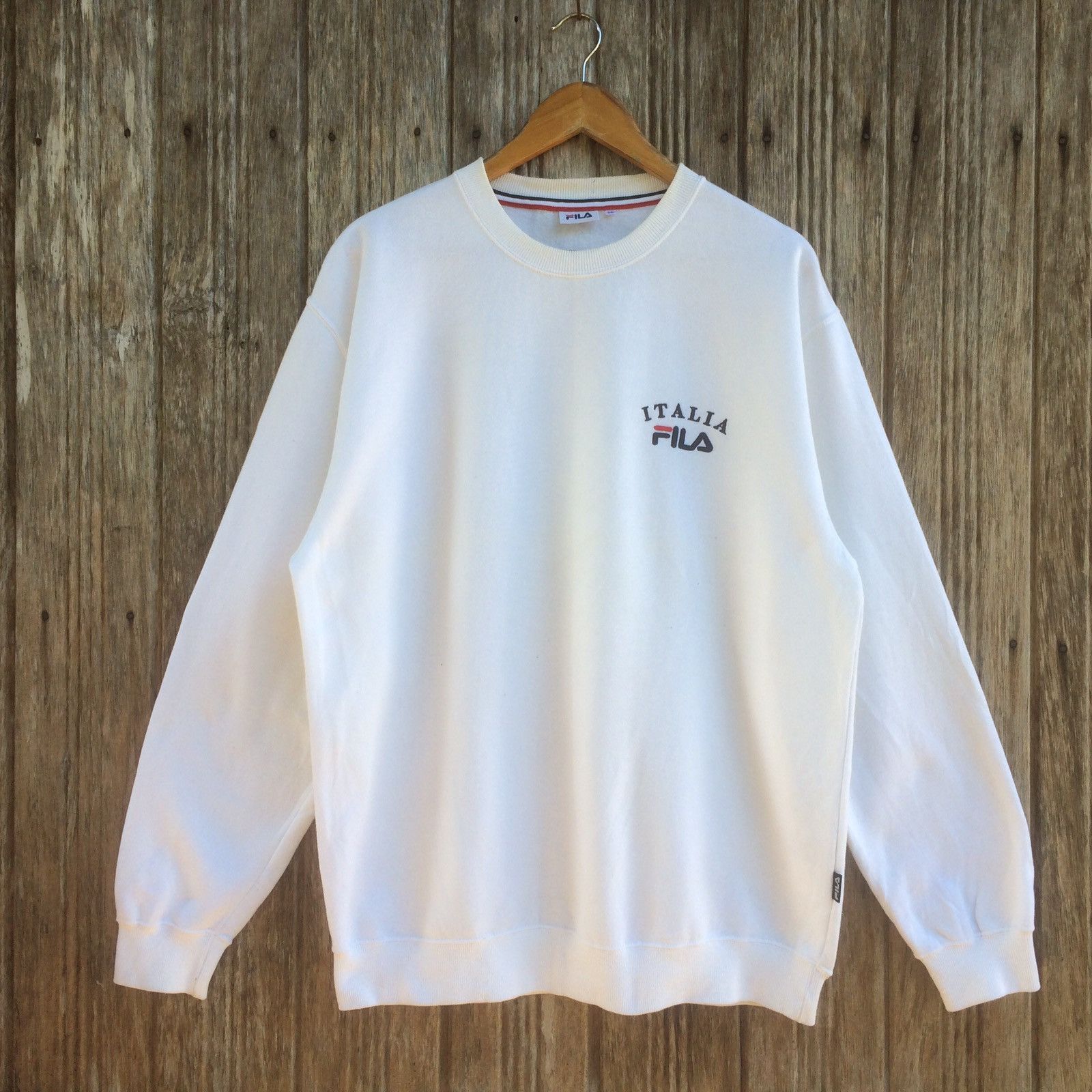 Fila Vintage Fila Sweatshirt Embroidery Big Logo Size US L / EU 52-54 / 3 - 1 Thumbnail