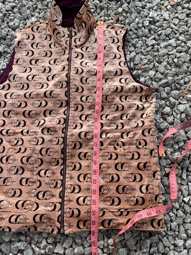 Designer × Japanese Brand × Vintage Vest Towdou Monogram Reversible Size M / US 6-8 / IT 42-44 - 9 Thumbnail