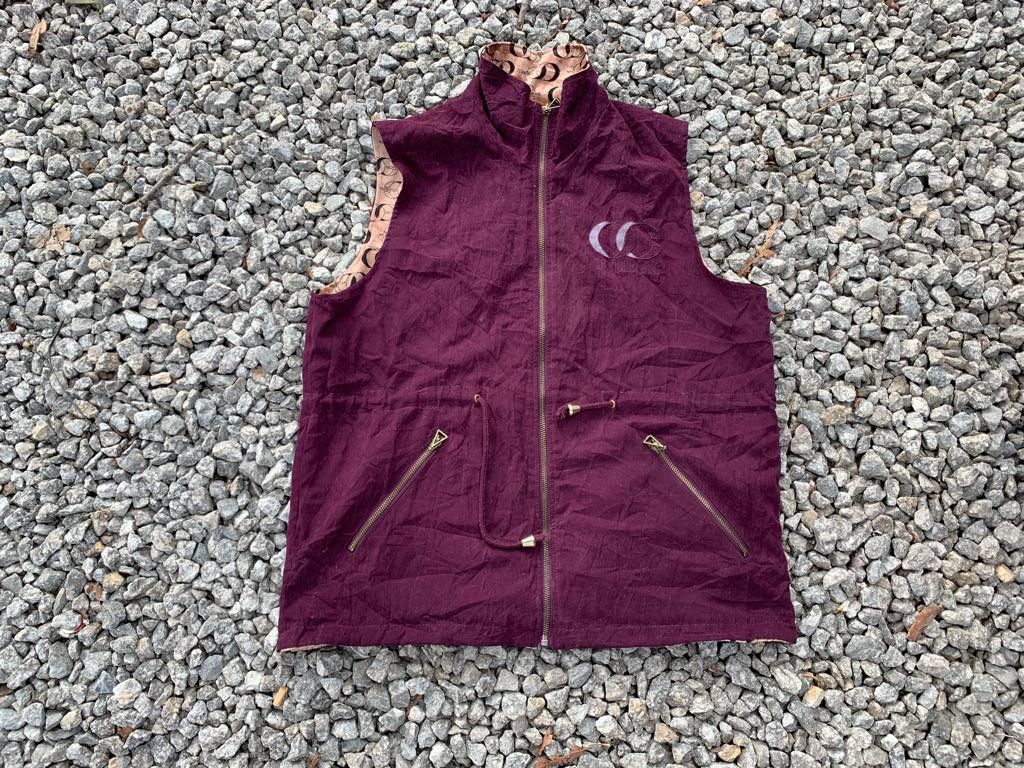 Designer × Japanese Brand × Vintage Vest Towdou Monogram Reversible Size M / US 6-8 / IT 42-44 - 3 Thumbnail