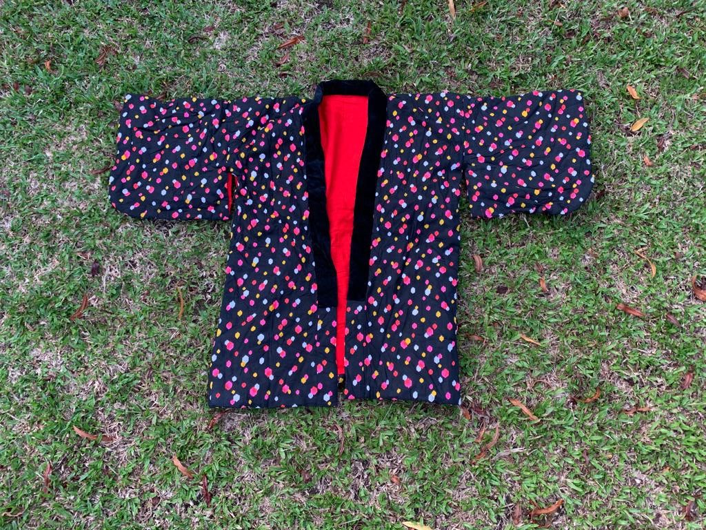 Japanese Brand × Vintage Japanese Traditional Kimono polka-dot Size US M / EU 48-50 / 2 - 3 Thumbnail