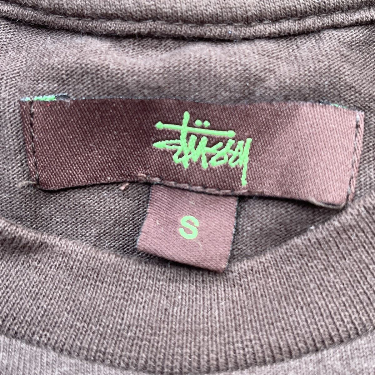 Stussy Stussy Big Front Logo Brown Tees Made In Australia Size US S / EU 44-46 / 1 - 5 Thumbnail