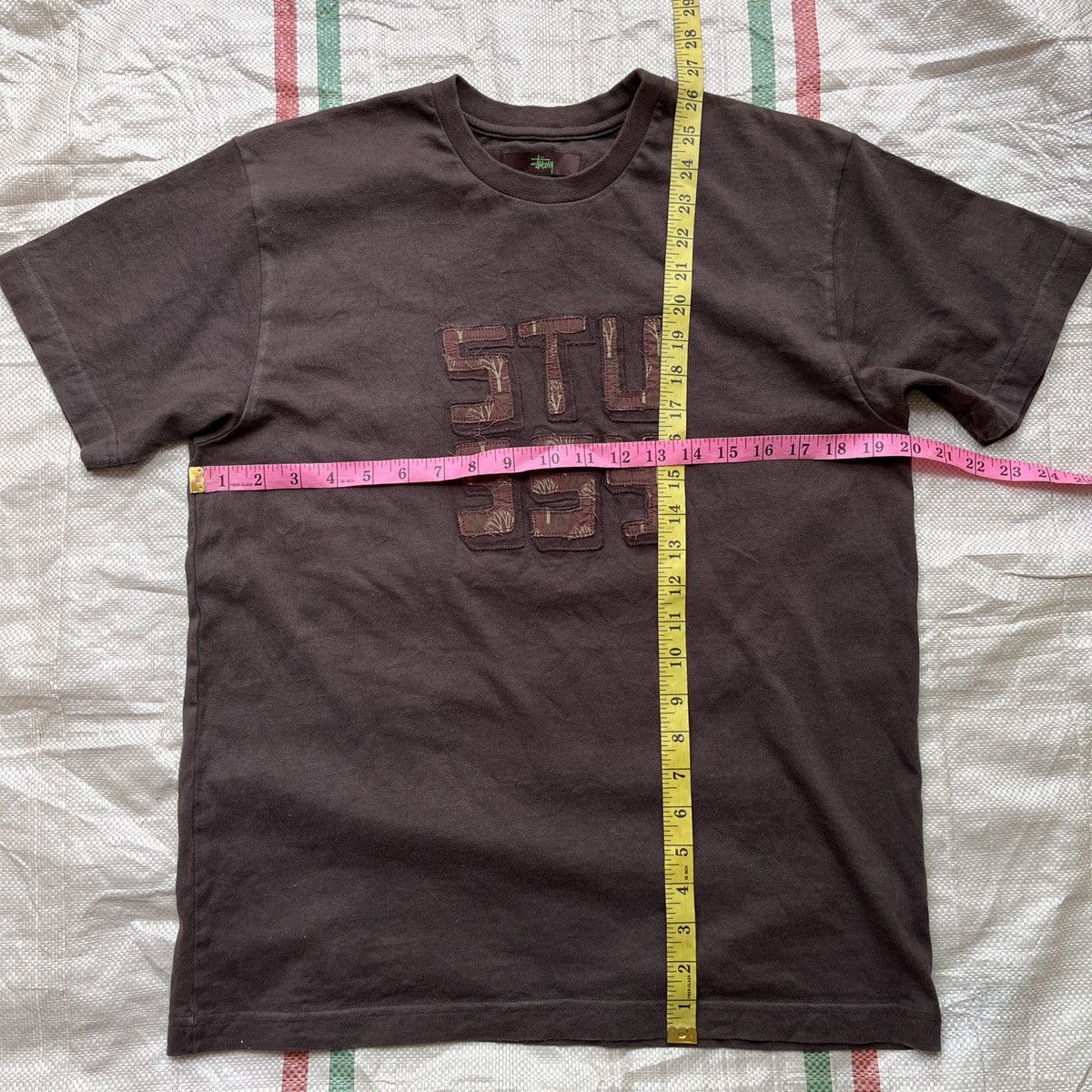 Stussy Stussy Big Front Logo Brown Tees Made In Australia Size US S / EU 44-46 / 1 - 3 Thumbnail