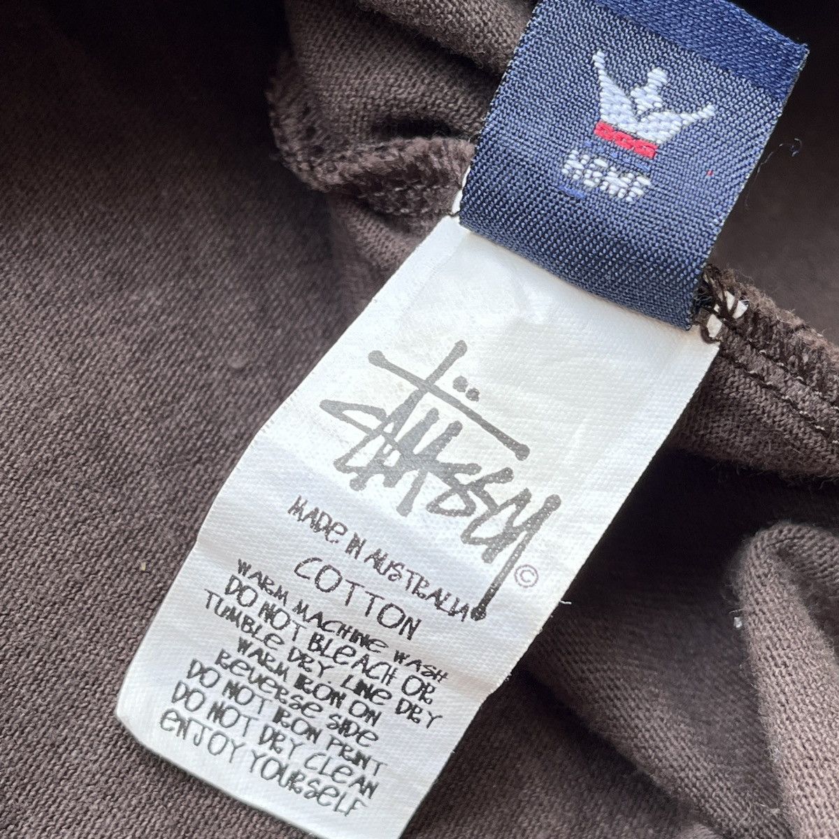 Stussy Stussy Big Front Logo Brown Tees Made In Australia Size US S / EU 44-46 / 1 - 12 Thumbnail